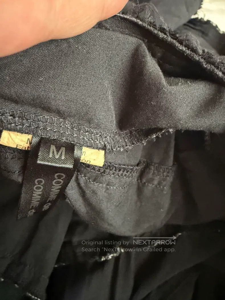 Comme des Garcons Comme des Garcons size M Black vintage layered design skir Size 23" - 7 Thumbnail