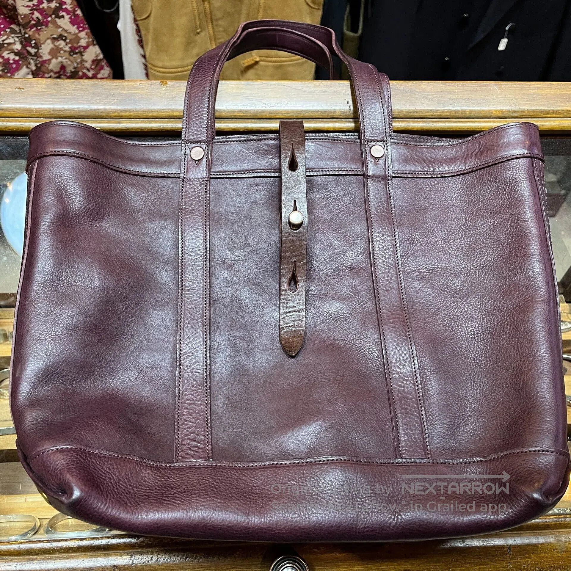 RRL Ralph Lauren Rare Purple Tote Bag by RRL. Size ONE SIZE - 5 Thumbnail