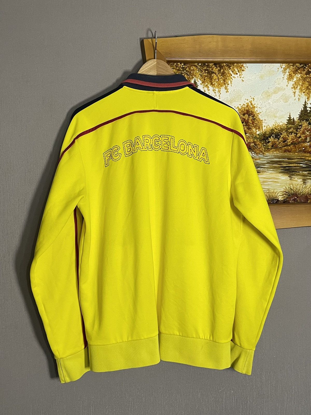 Nike Vintage Nike Barcelona Track Jacket Soccer Jersey Blokecore Size US L / EU 52-54 / 3 - 8 Thumbnail