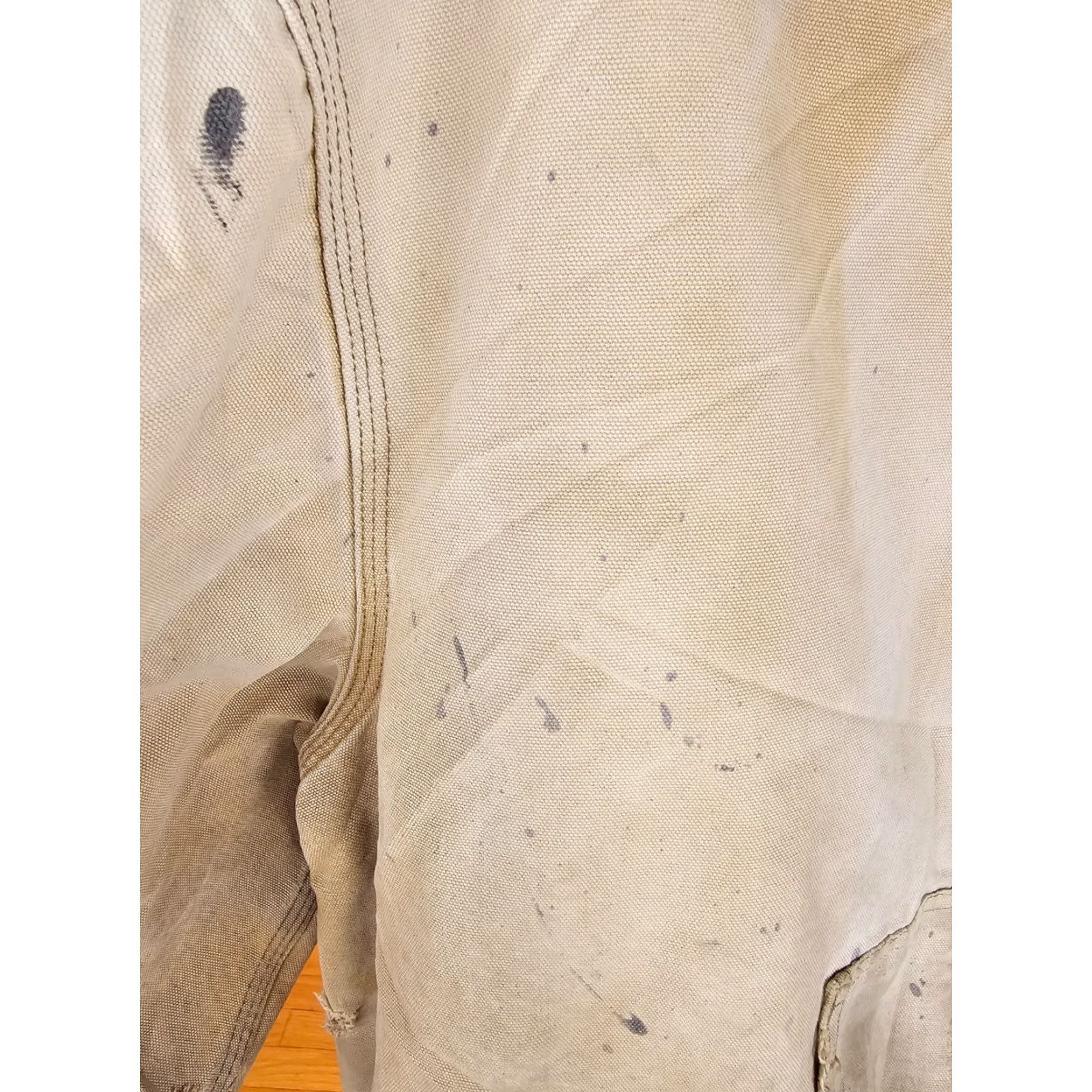 Carhartt VINTAGE Carhartt Brown Hooded Duck Canvas Work Jacket XL WORN Mens Jacket Size US XL / EU 56 / 4 - 6 Thumbnail
