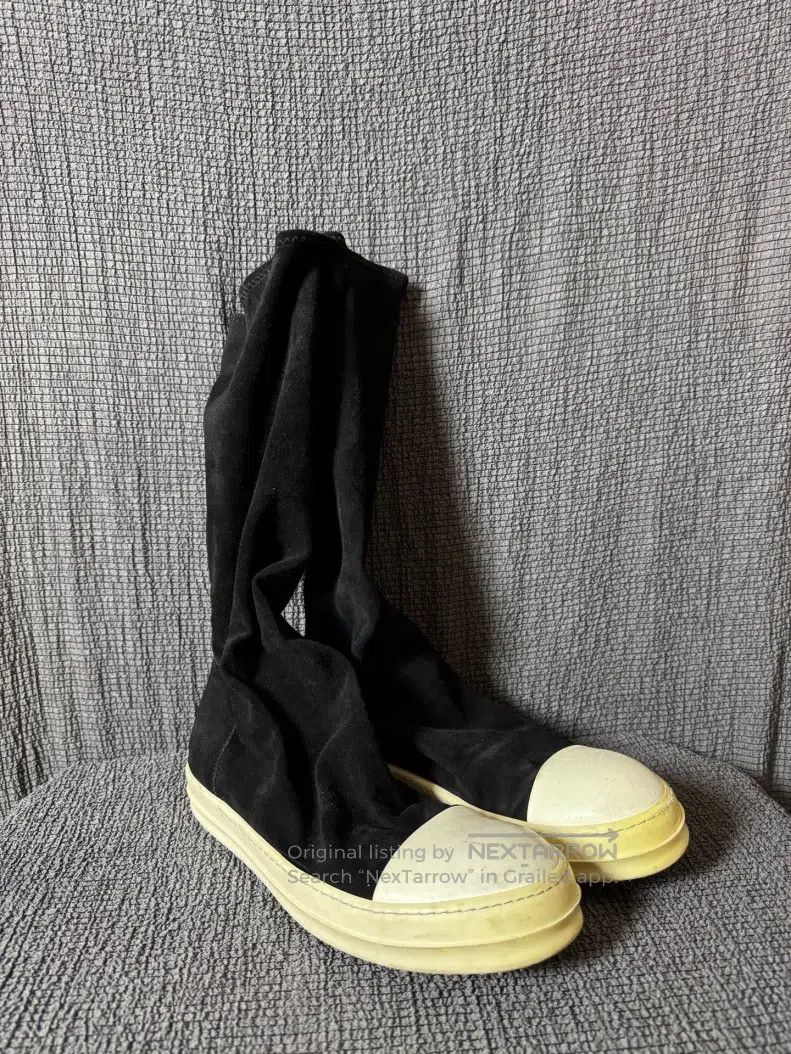Rick Owens Rick Owens 16 SS mainline suede leather boots Size US 8 / EU 41 - 1 Thumbnail