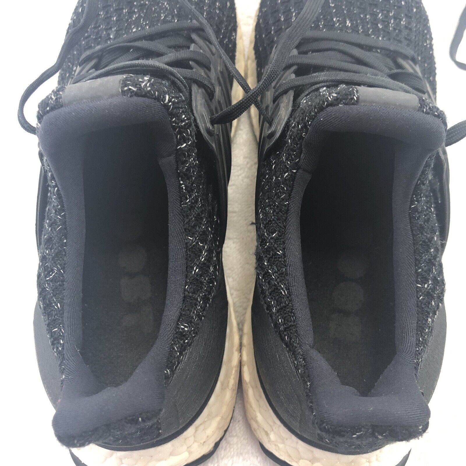 Adidas Adidas Mens UltraBoost 4.0 Running Core Black/White Speckle Size US 5 / EU 37 - 10 Thumbnail