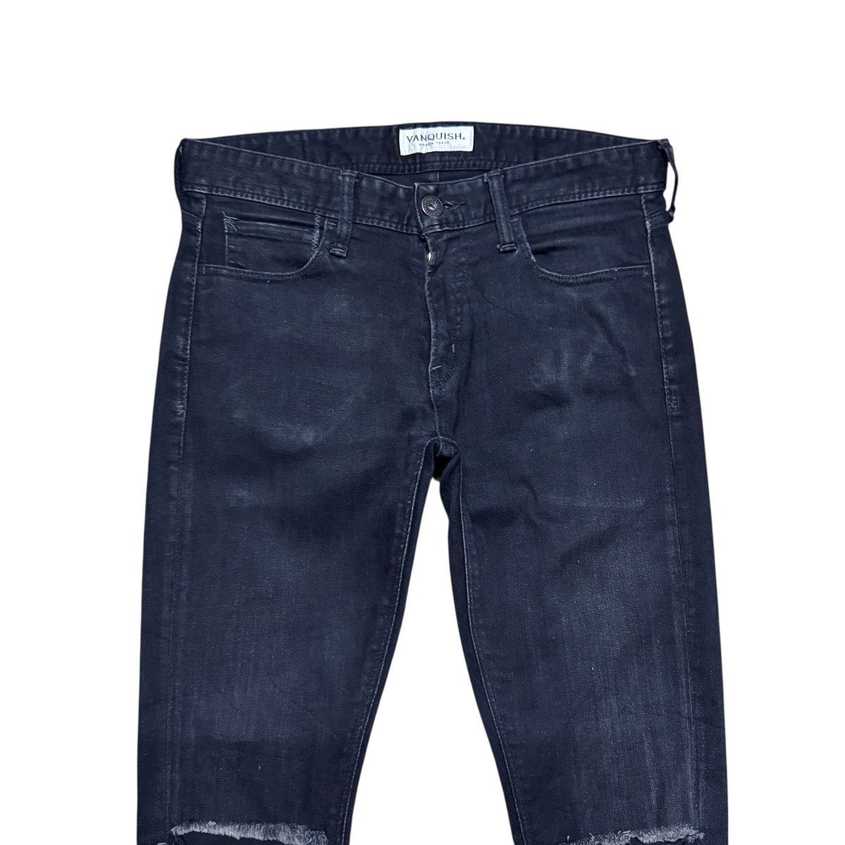 Vanquish Vanquish Black Denim Skinny Jeans Grunge Size US 30 / EU 46 - 3 Thumbnail