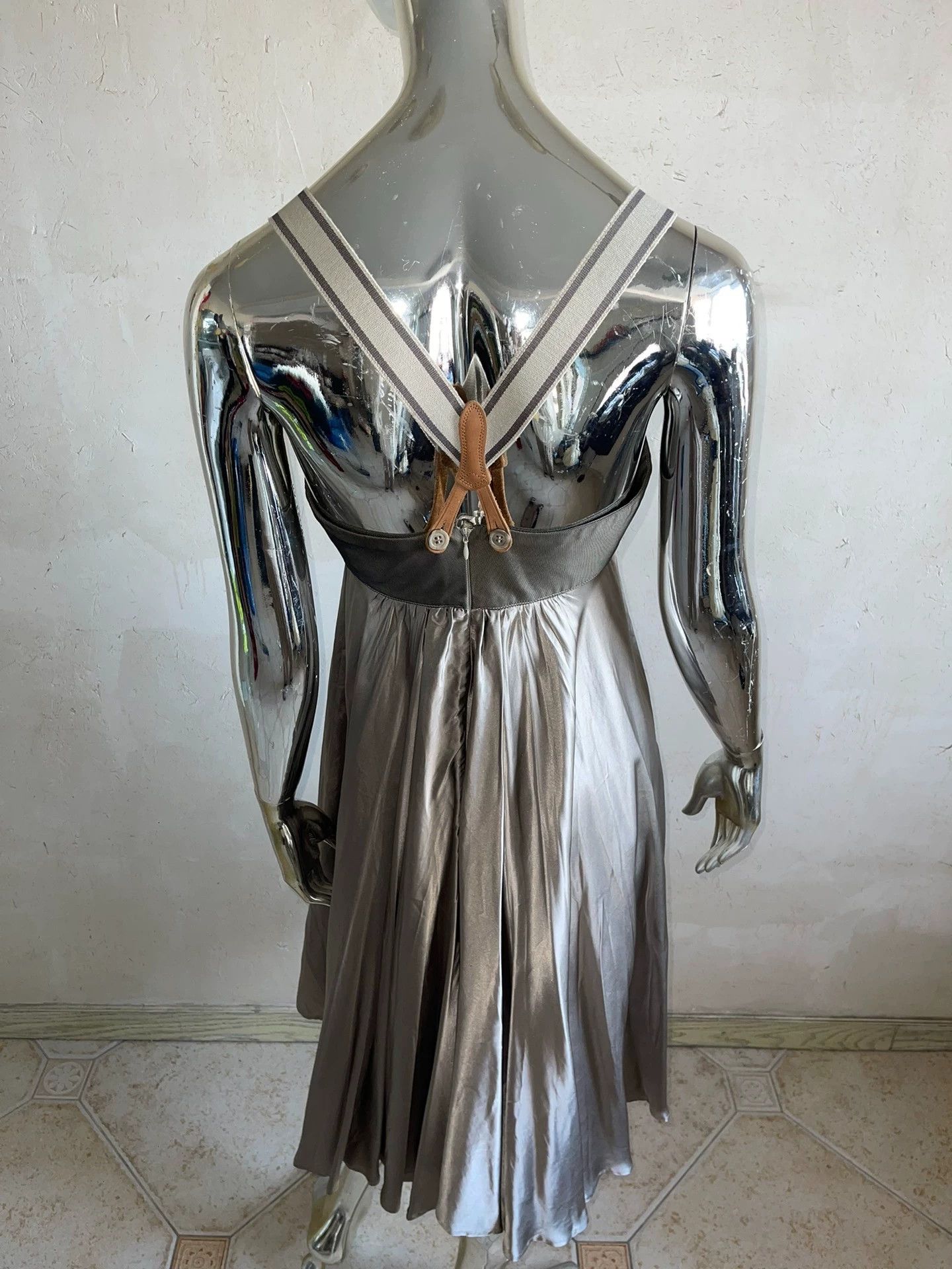 Diesel Diesel Silk Beaded Pinafore Dress Italy NOS S Size S / US 4 / IT 40 - 5 Thumbnail