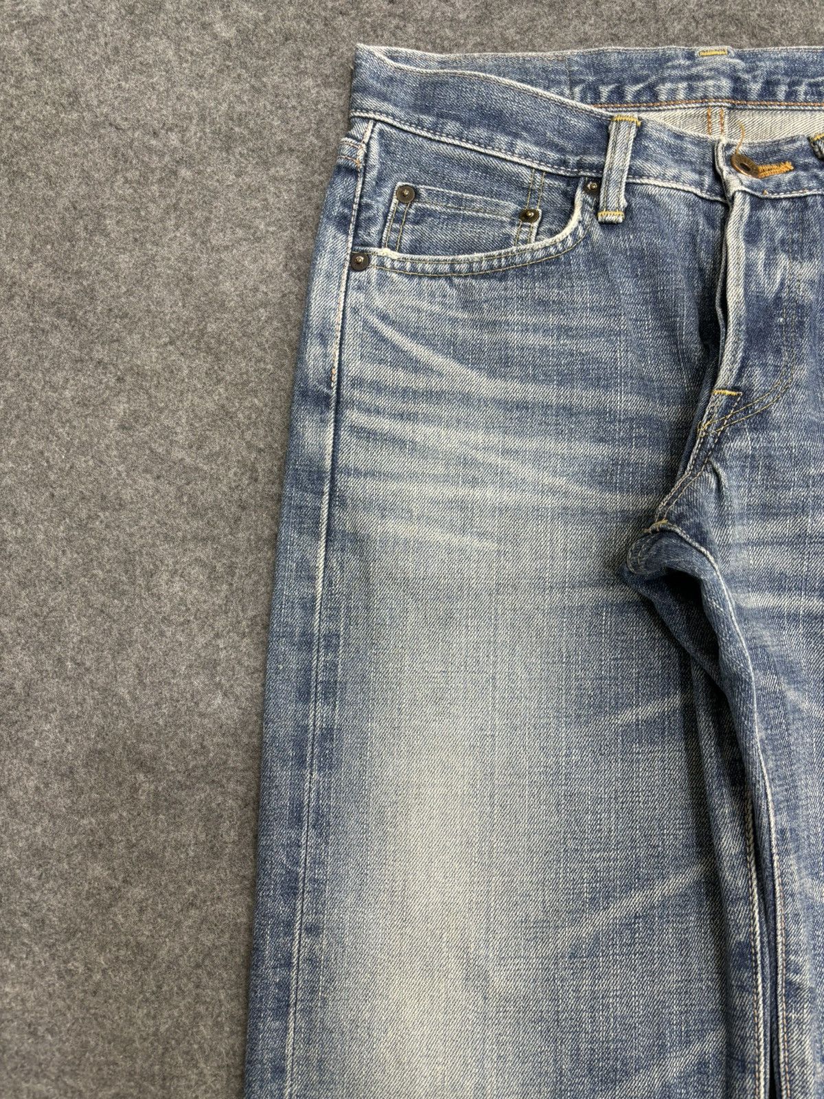 Edwin 💥Low Rize💥Edwin Low Rize Cool Fades Selvedge Denim F483 Size US 29 - 5 Thumbnail