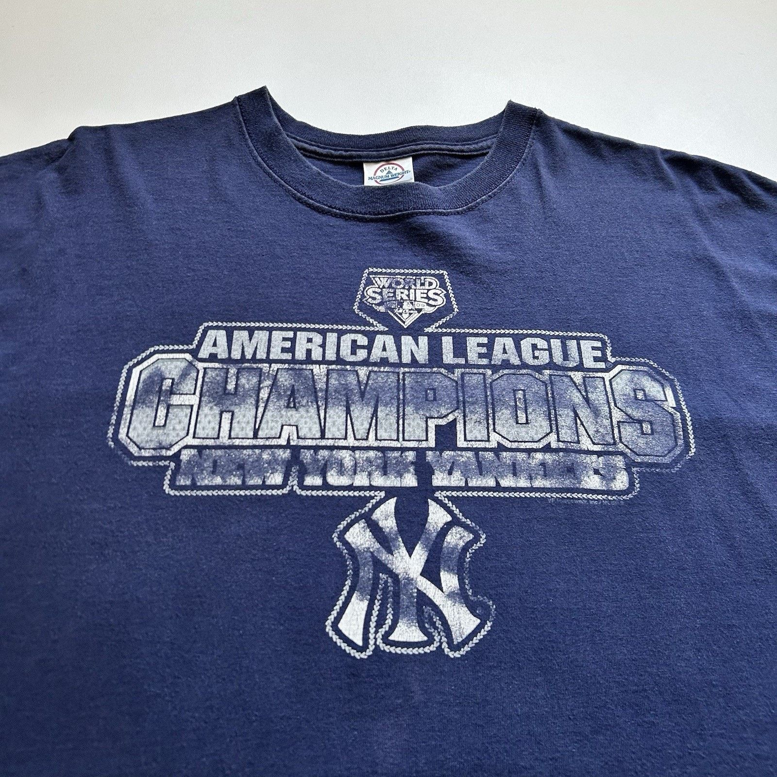 Delta × MLB × Vintage Vintage New York Yankees MLB Shirt XL Y2K 2009 World Series Size US XL / EU 56 / 4 - 3 Thumbnail