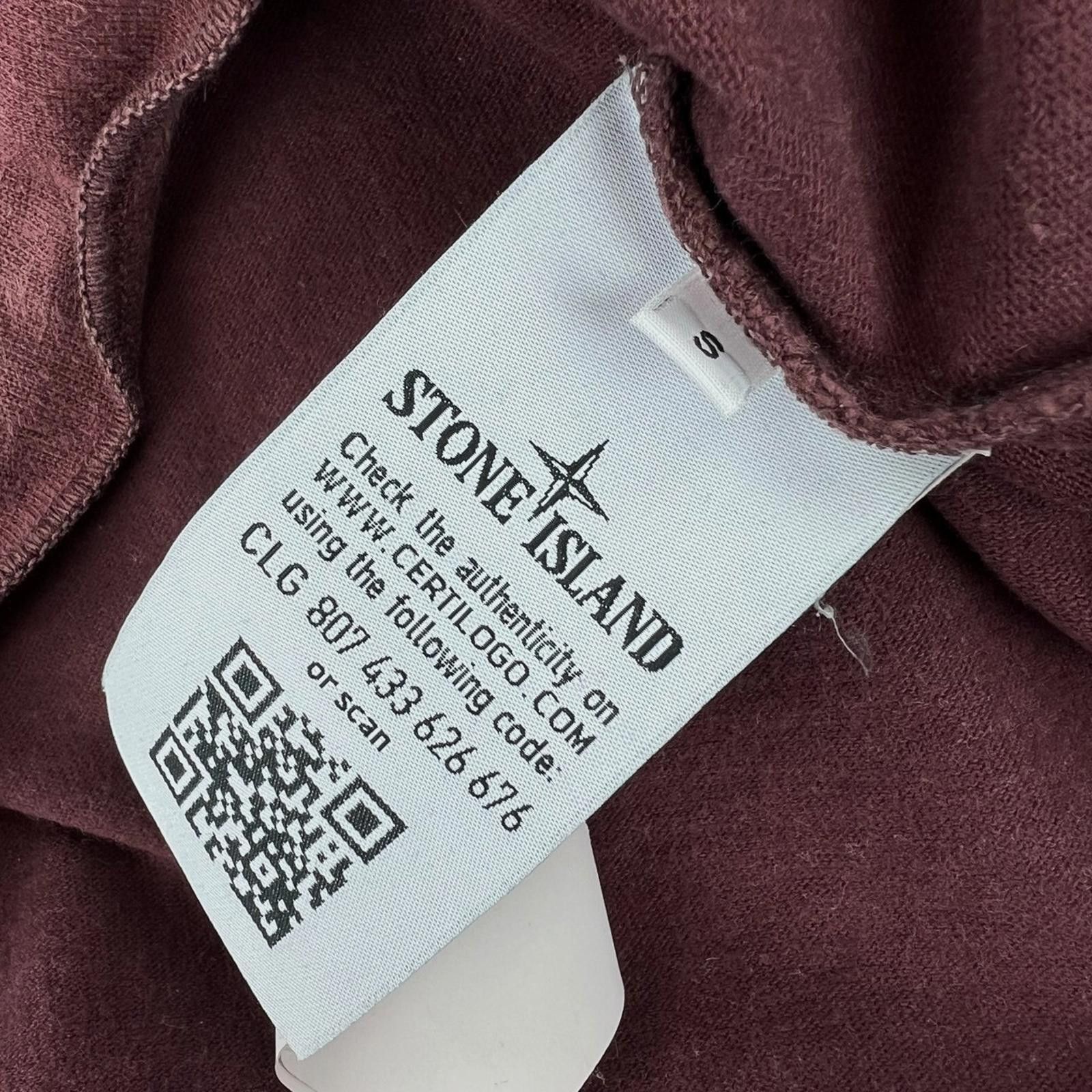 Stone Island Stone Island Burgundy Sweatshirt Size US S / EU 44-46 / 1 - 4 Thumbnail