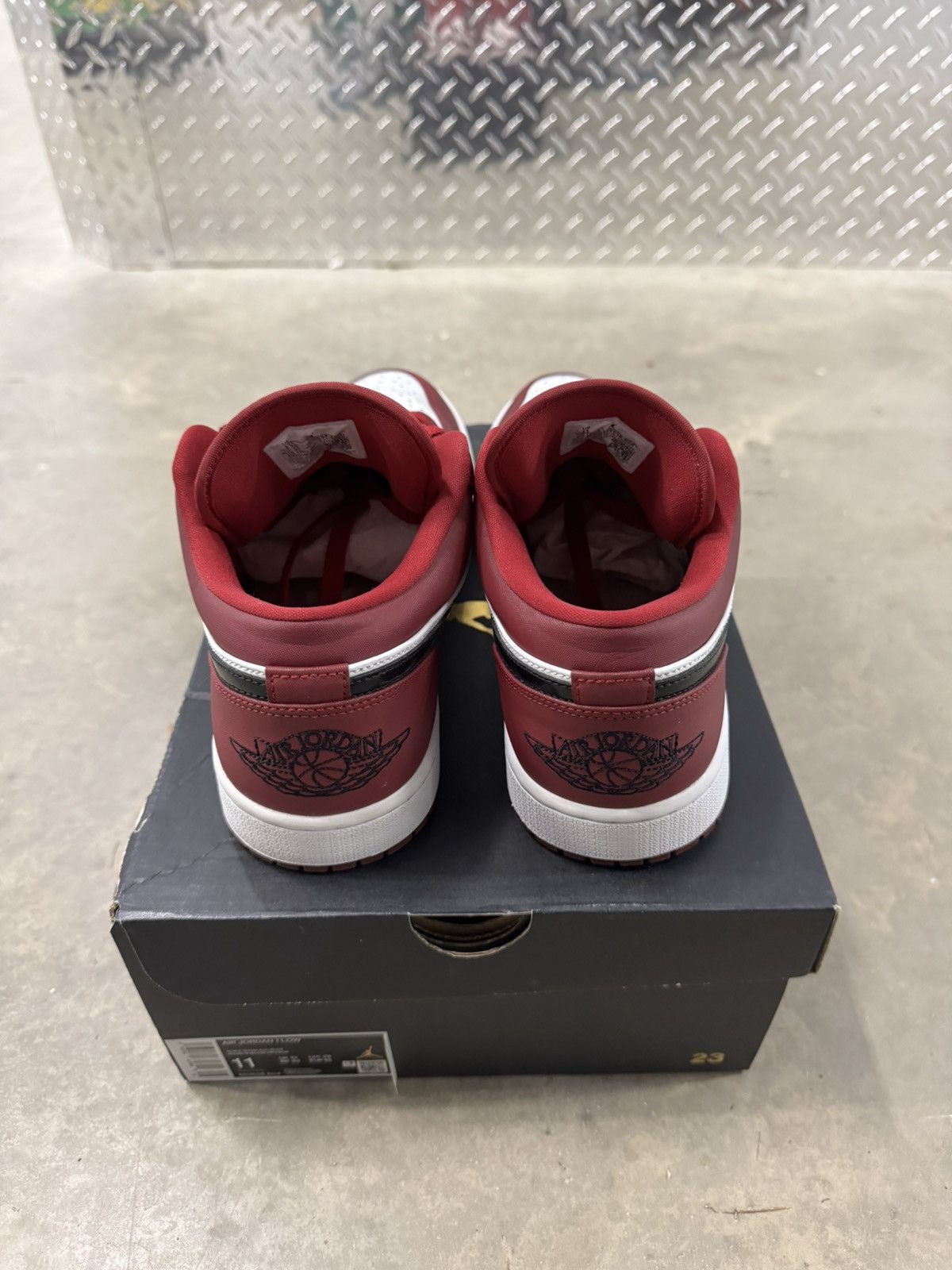 Jordan Brand Jordan 1 Low Noble Red Size 11 Size US 11 / EU 44 - 5 Thumbnail