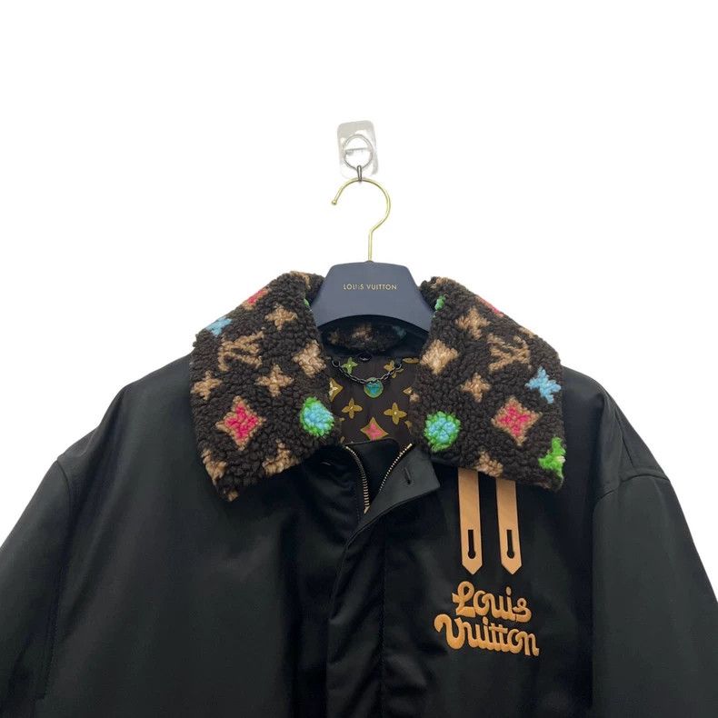 Louis Vuitton Louis Vuitton Fur collar jacket with presbyopic lining jac Size US L / EU 52-54 / 3 - 3 Thumbnail