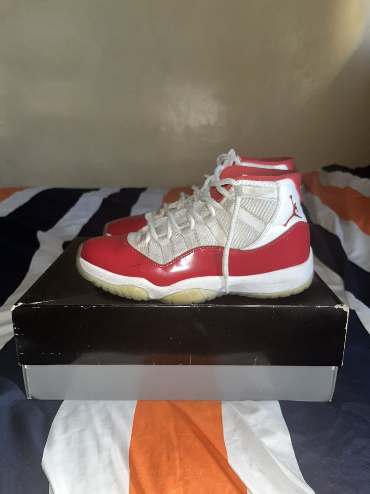 Jordan Brand Jordan 11 cherry red color way Size US 9.5 / EU 42-43 - 1 Thumbnail