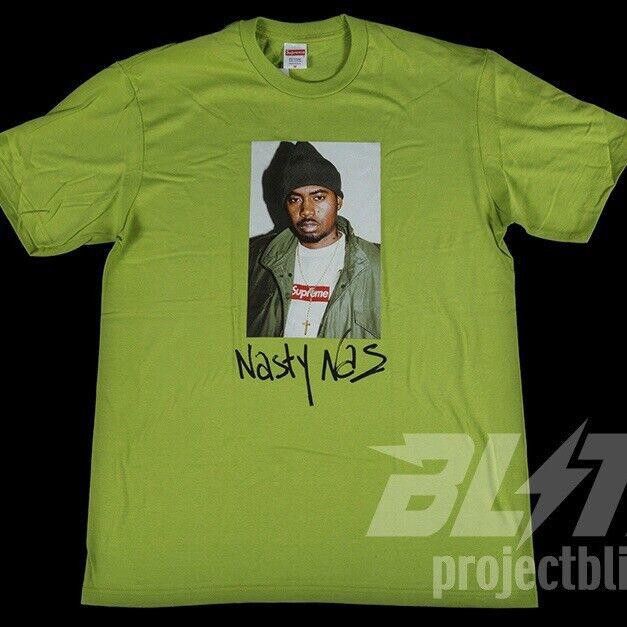 Supreme FW17 SUPREME NAS TEE LIME GREEN M MEDIUM 2017 Size US M / EU 48-50 / 2 - 1 Thumbnail