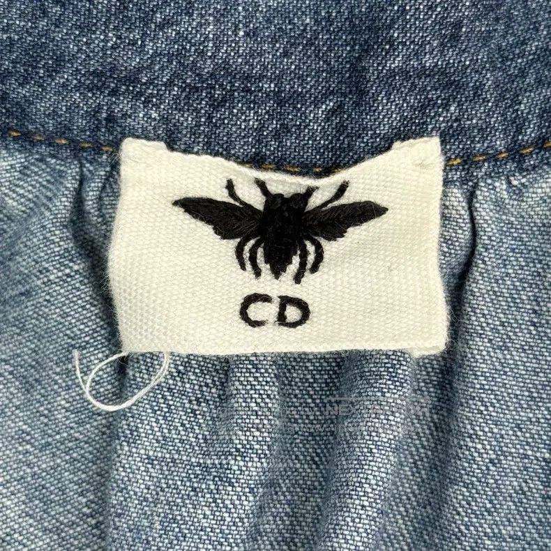 Dior Dior Washed blue colour-blocked denim skirt Size 24" / US 00 / IT 34 - 5 Thumbnail