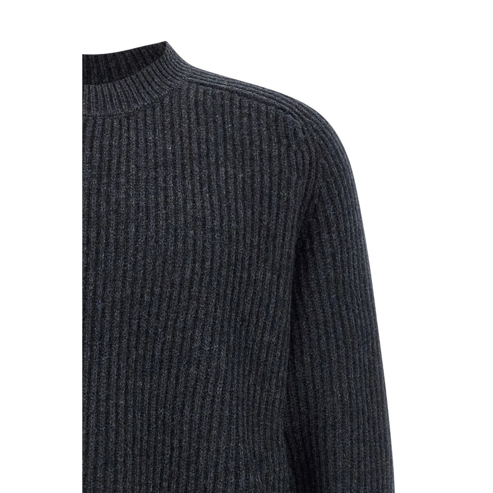 Dsquared2 DSQUARED2 Carded Wool Insert Gray Sweater New & Authentic (M Size US L / EU 52-54 / 3 - 4 Thumbnail