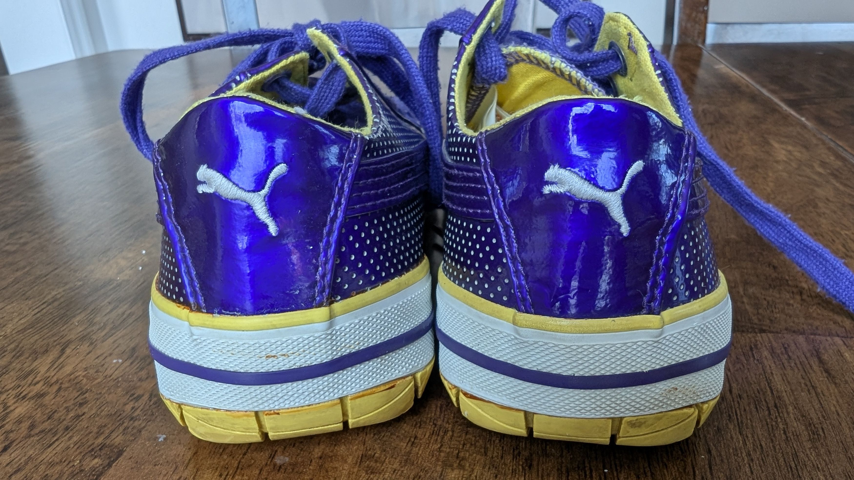 Puma Puma Womens Sneakers/Shoes Metallic Purple Low Top SZ 9 Rare Size US 9 / IT 39 - 11 Thumbnail