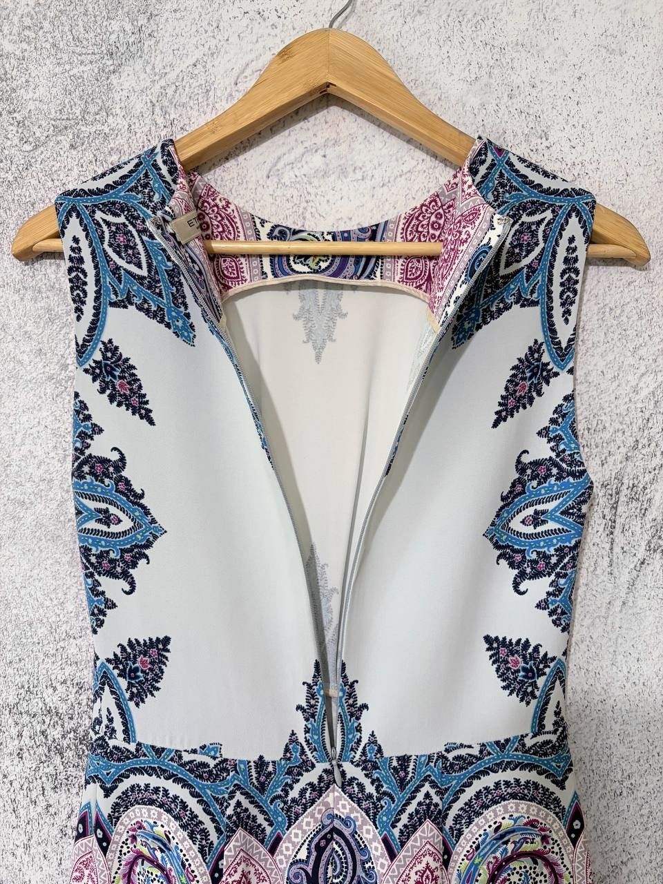 Etro Etro Viscose Floral Midi Dress Made in Italy Size S / US 4 / IT 40 - 8 Thumbnail