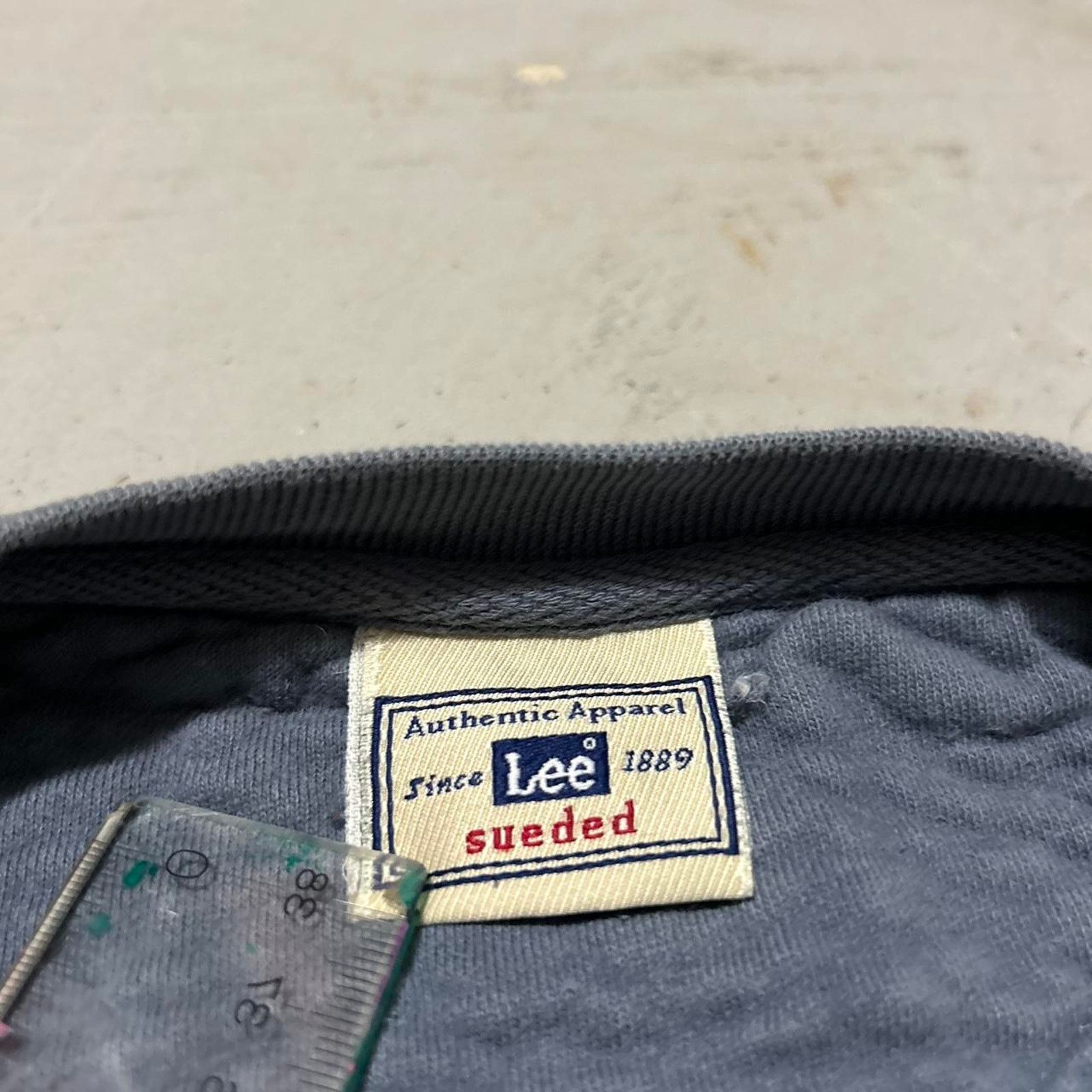 Lee **Vintage Lee Swirled Light Blue Crewneck Sweatshirt** Size US L / EU 52-54 / 3 - 3 Thumbnail