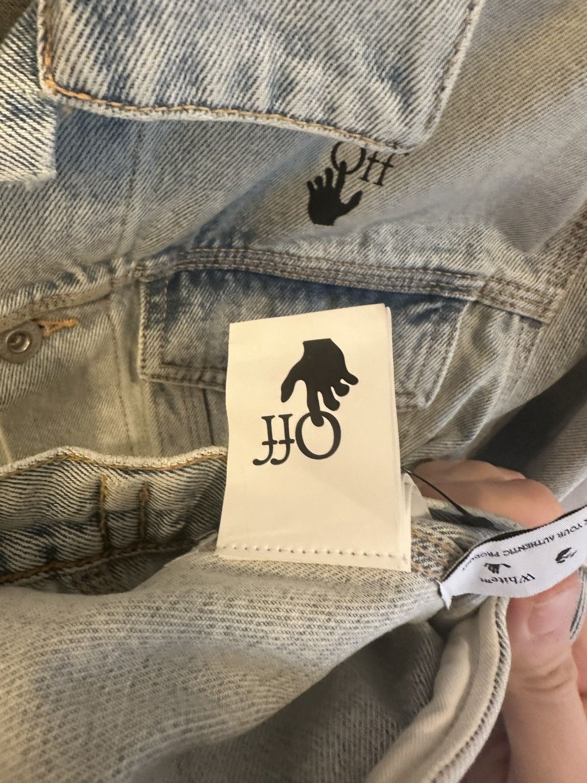 Off-White Off-White Mona Lisa Denim Jacket Size US L / EU 52-54 / 3 - 14 Thumbnail