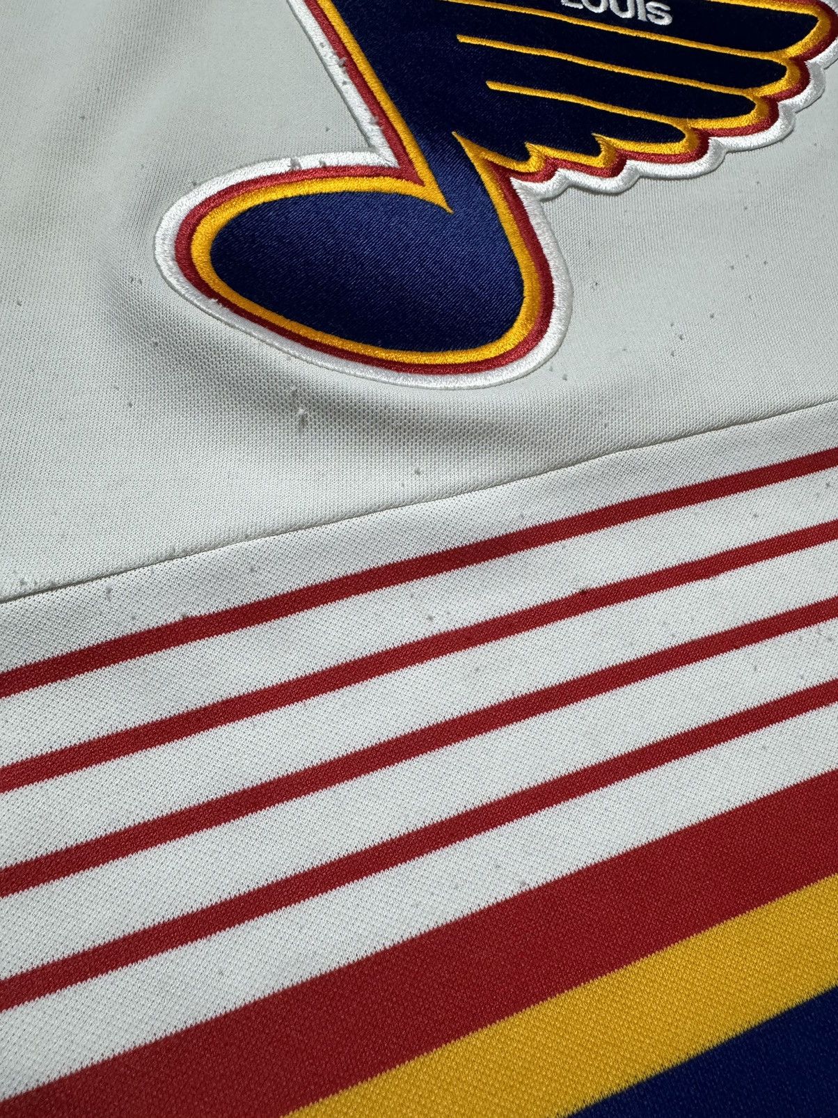 Ccm × Vintage Vintage St Louis Blues Jersey Small CCM Mens White Maska Size US S / EU 44-46 / 1 - 6 Thumbnail