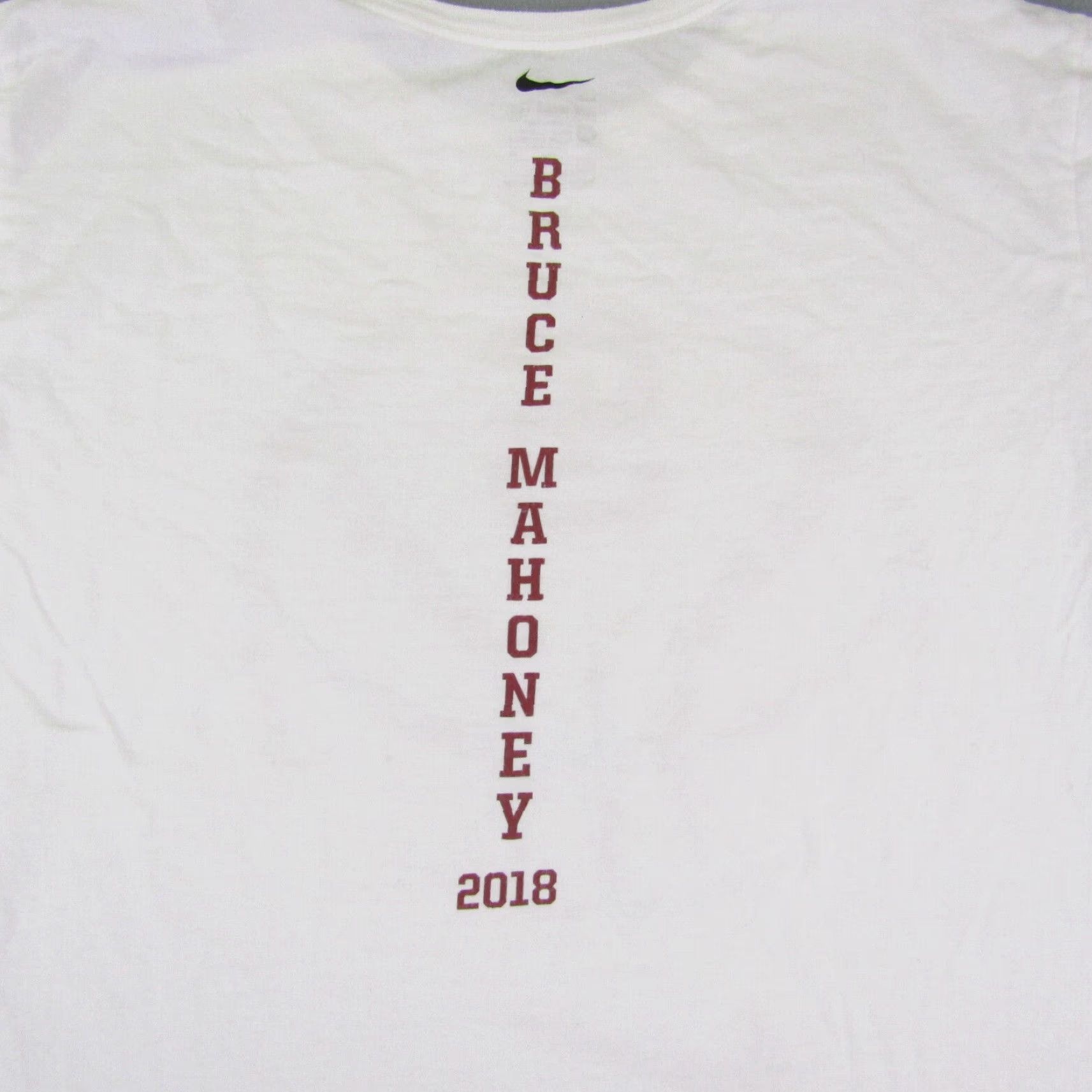 Nike Nike Shirt Mens XL White St Ignatius Bruce Mahoney Basketball Top Tee Athletic Size US XL / EU 56 / 4 - 5 Thumbnail