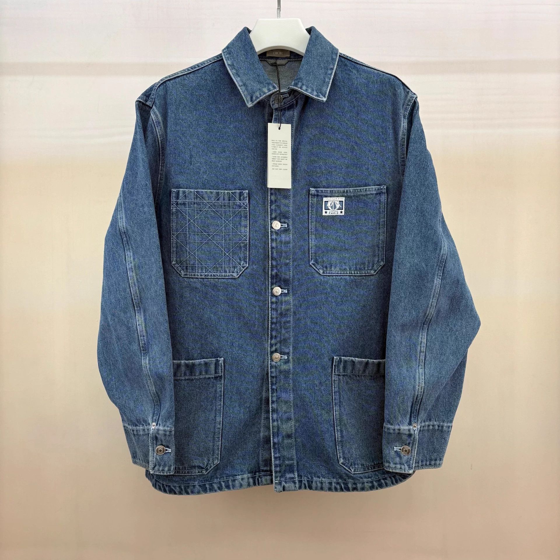 Dior Dior Logo Denim Shirt 56 Unworn Size US XL / EU 56 / 4 - 1 Thumbnail