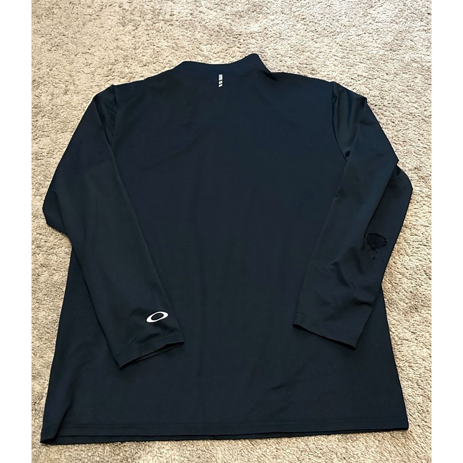 Oakley Oakley Men’s XL Pullover Sweatshirt 1/4 Zip Hydrolix Black Multicolor Logo Zipper Athletic Golf Core Size US XL / EU 56 / 4 - 4 Thumbnail