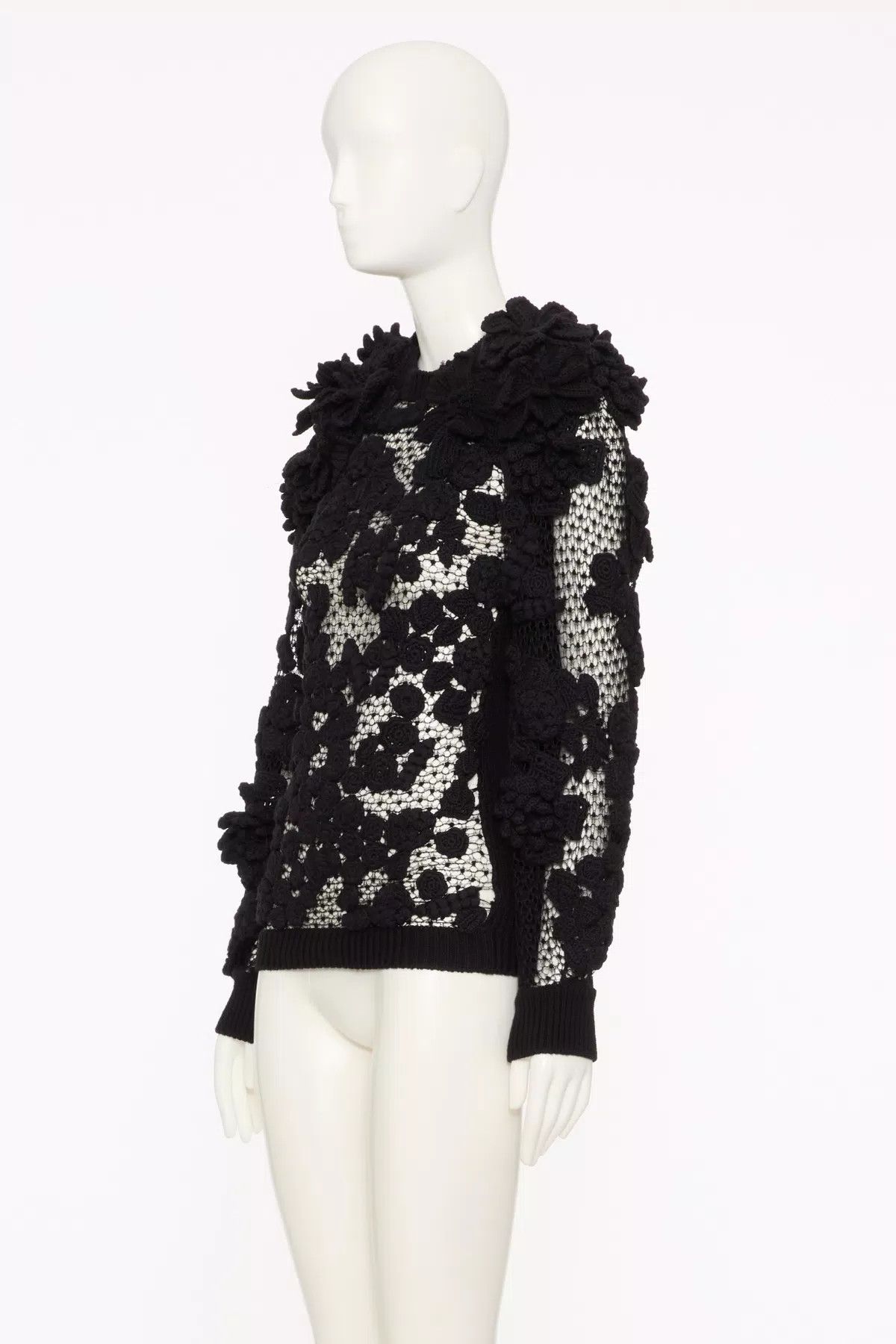 Valentino o1s1wg110426 Sweater in Nero Size S / US 4 / IT 40 - 2 Thumbnail