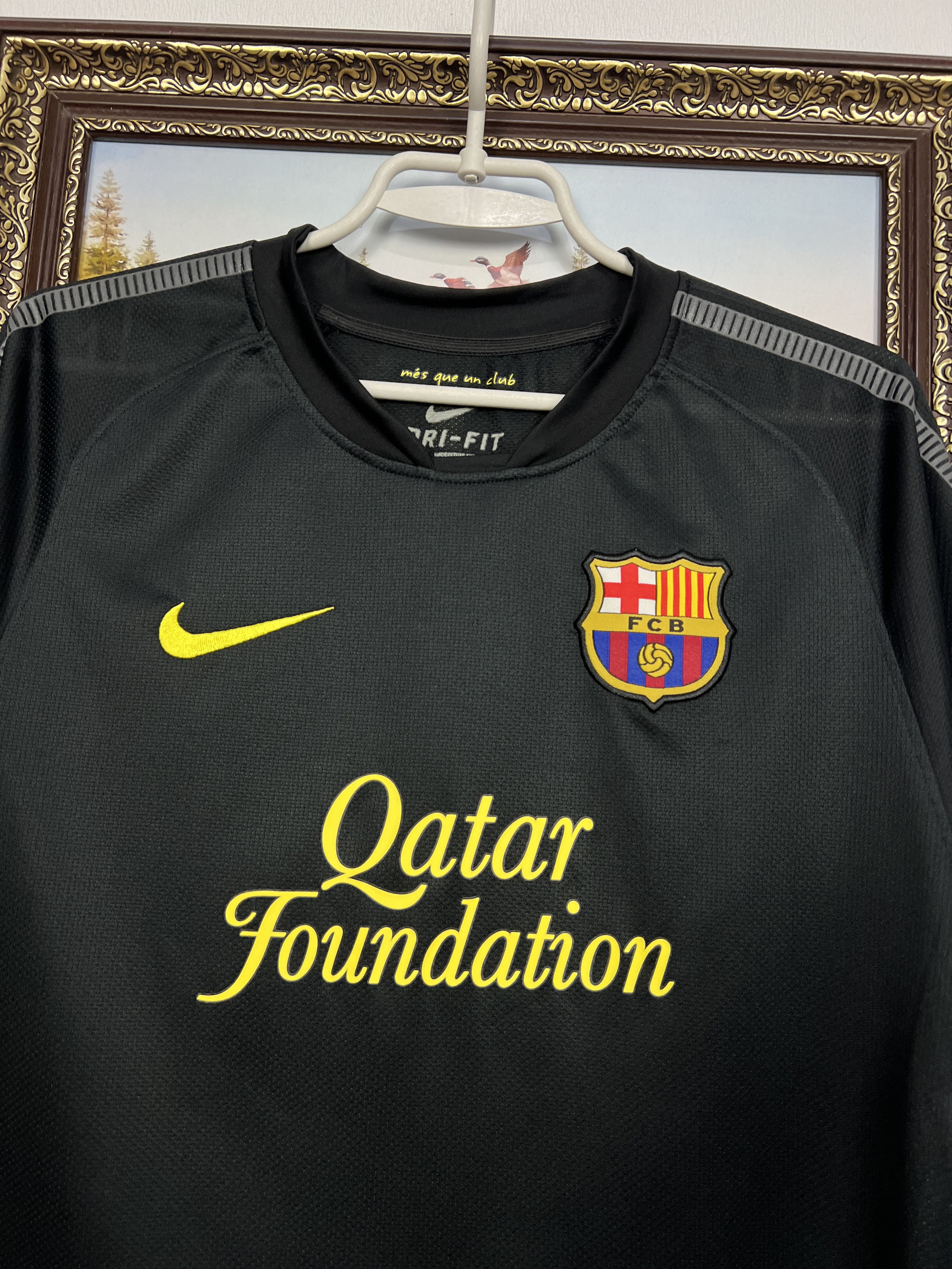 Nike Barcelona Away football shirt Soccer Jersey Trikot Camiseta Size US L / EU 52-54 / 3 - 3 Thumbnail