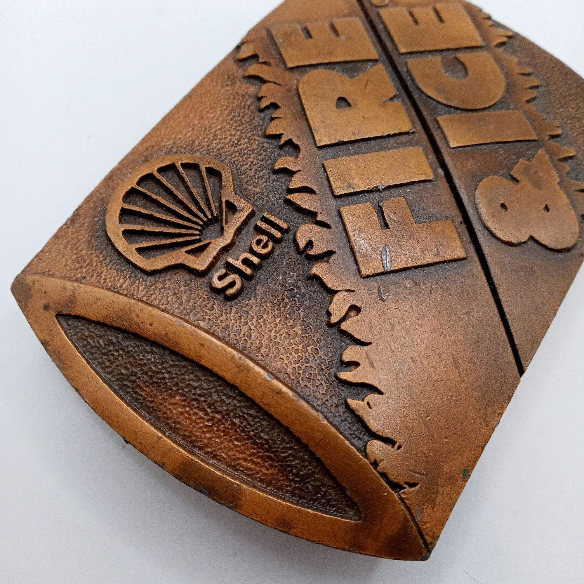 Other Shell Fire And Ice Belt Buckle Motor Oil Vintage Gas Station Size ONE SIZE - 9 Thumbnail