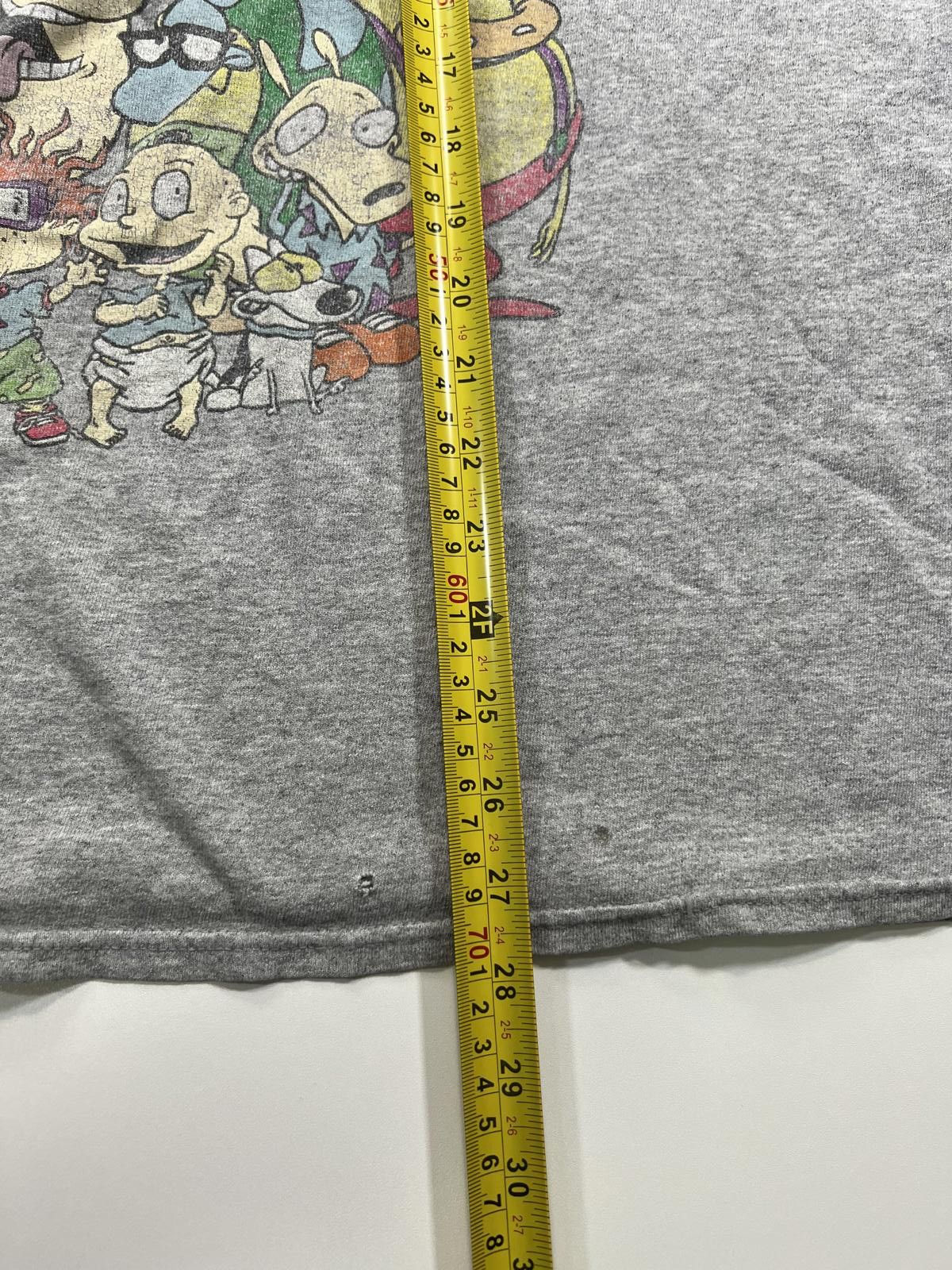 Nickelodeon Vintage Nickelodeon Cartoon Characters Grey T-Shirt Size US L / EU 52-54 / 3 - 5 Thumbnail