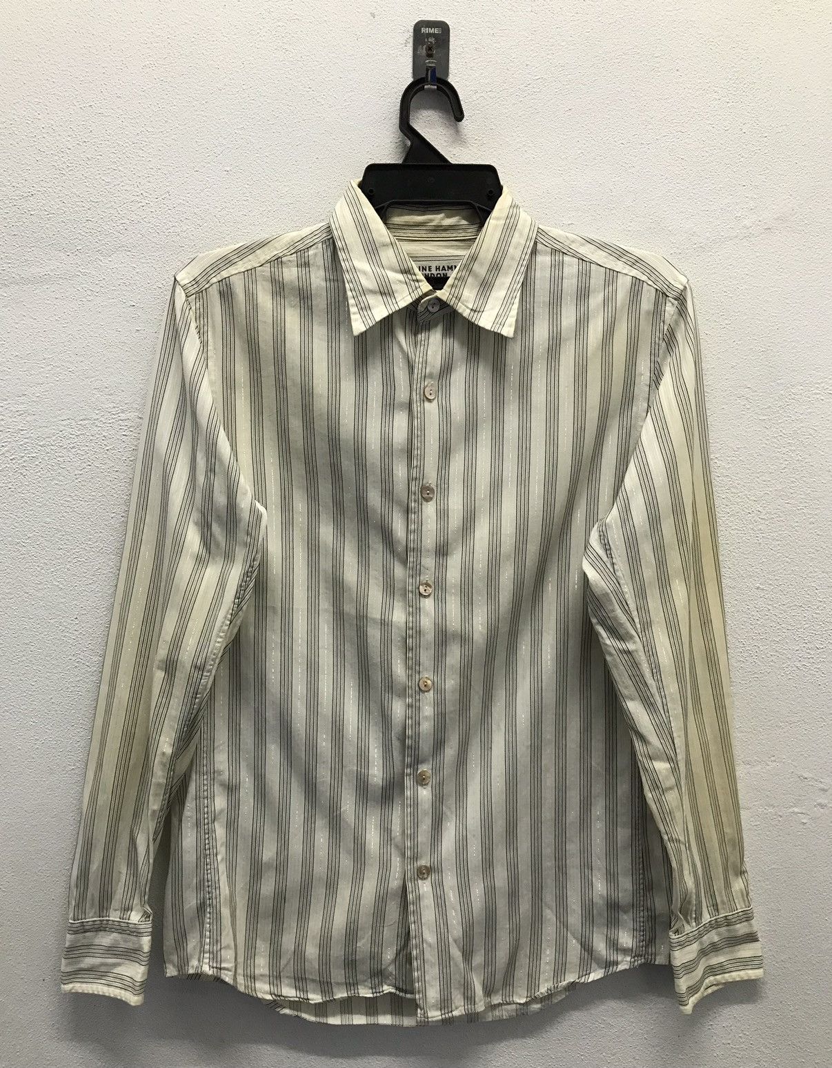 Japanese Brand × Katharine Hamnett London × Vintage Vintage Katharine Hamnett London MadeInJapan Shirt Button Up Size US M / EU 48-50 / 2 - 1 Thumbnail