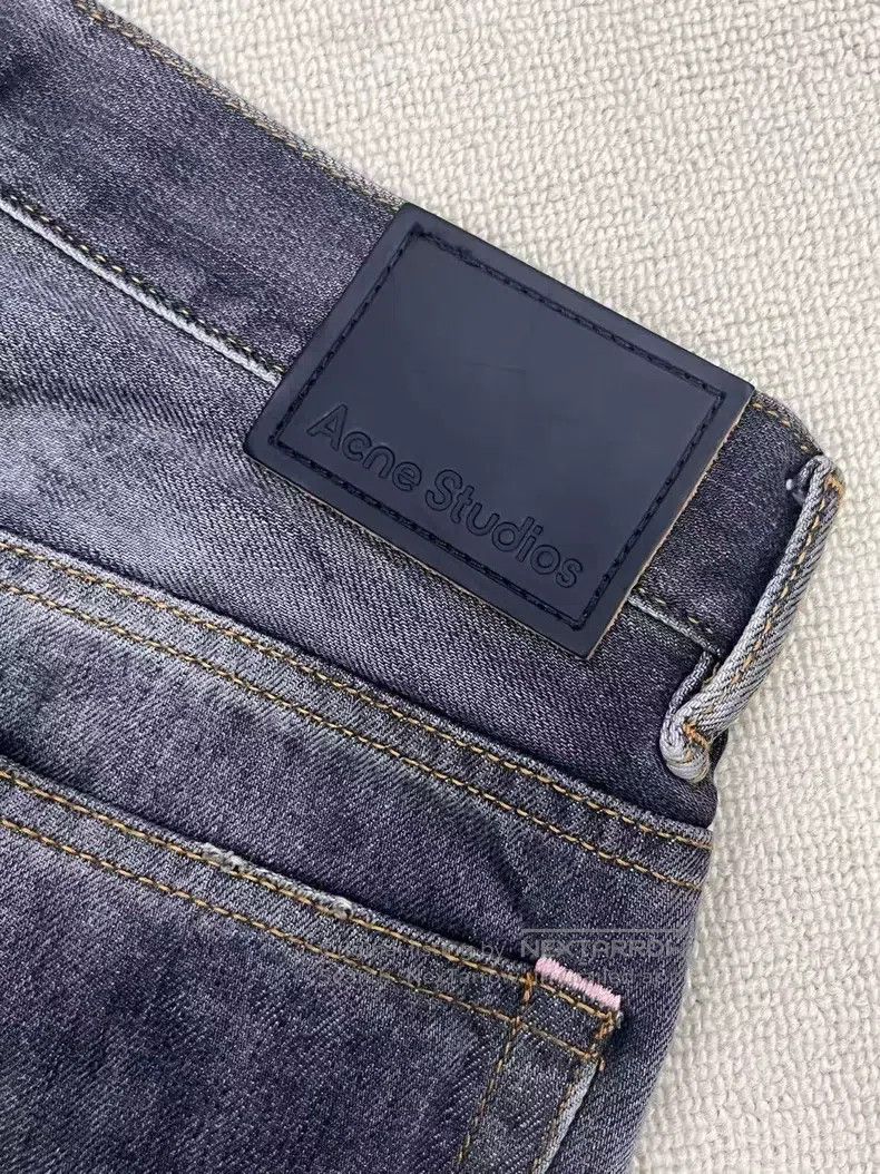 Acne Studios Acne Studios Distressed Loose Button-Down Wide-Leg Jeans Size US 29 - 3 Thumbnail
