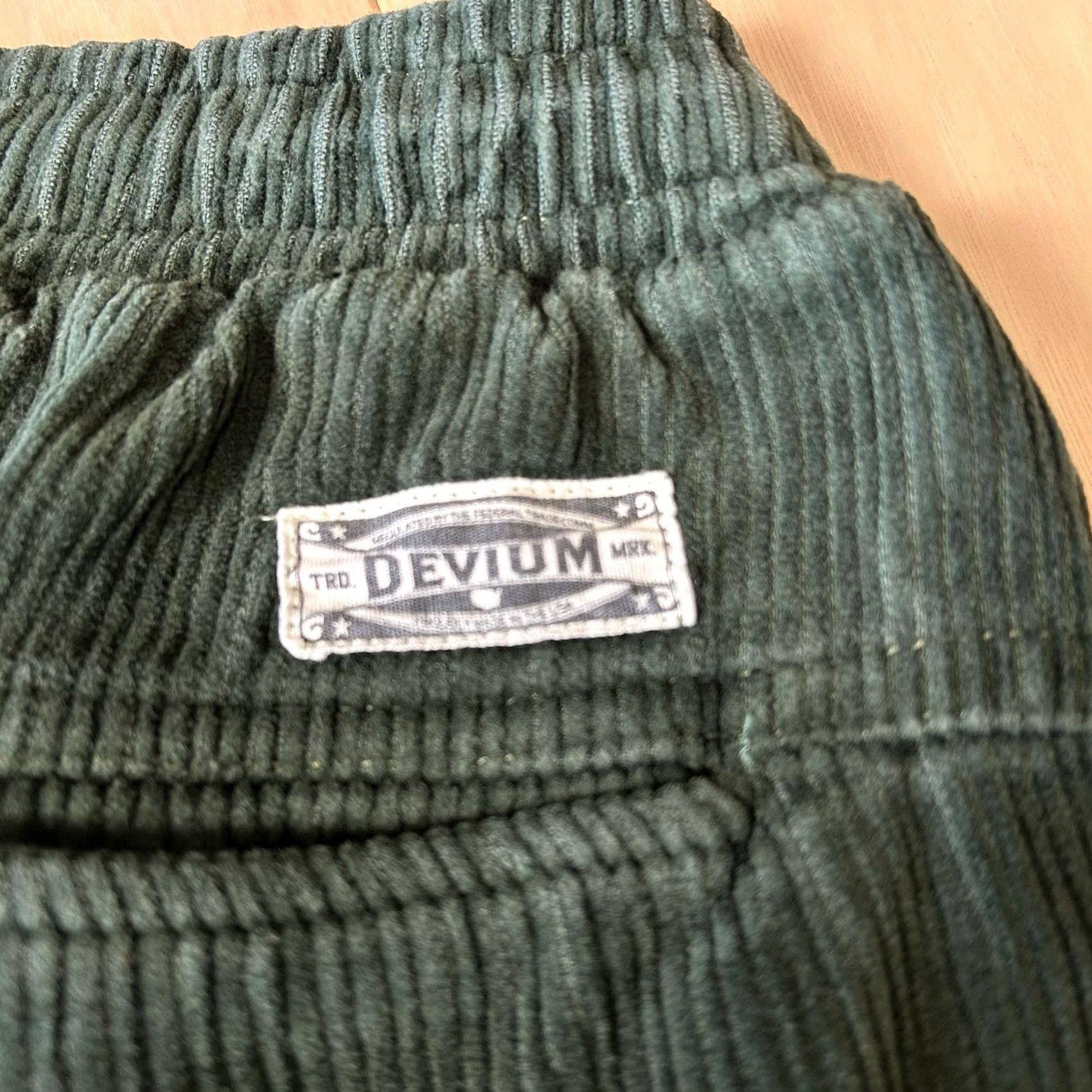 Rivieras Devium Riviera Corduroy Pants Forest Green Men’s Small Slim? (adjusted) Size US 29 - 3 Thumbnail