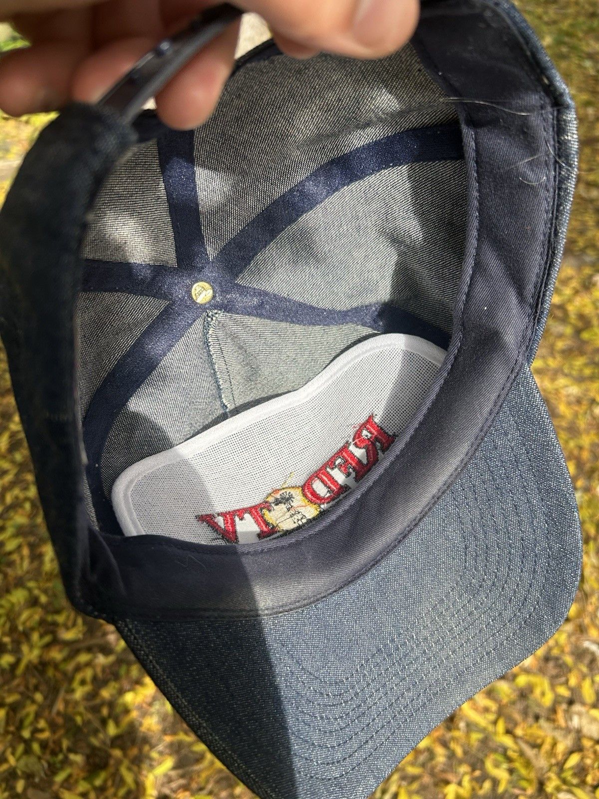Vintage Vintage SnapBack hat RFD TV rural news denim Nebraska blue Size ONE SIZE - 6 Thumbnail