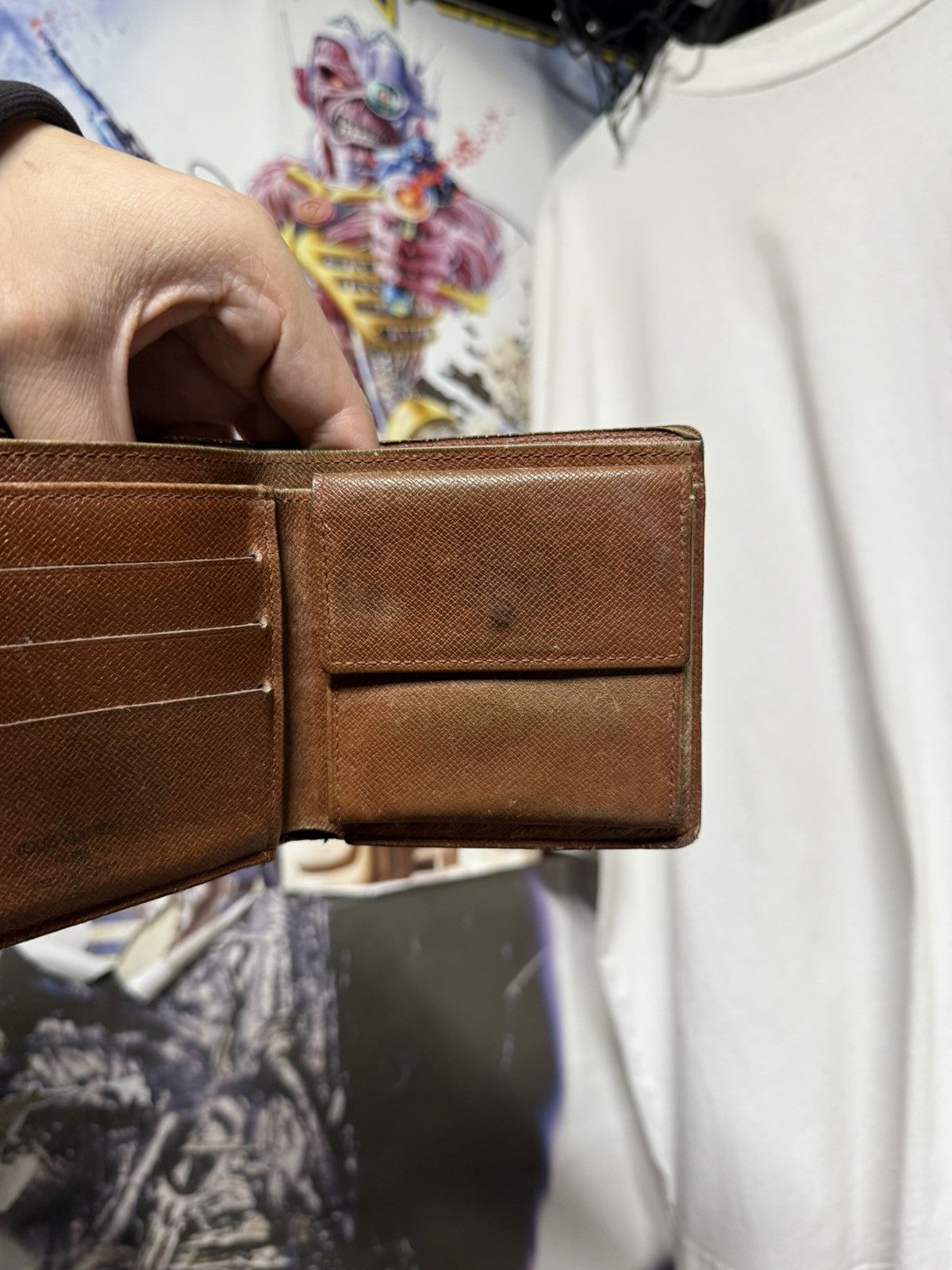 Louis Vuitton Louis Vuitton Monogram Brown Leather Bifold Wallet Preowned Size ONE SIZE - 12 Thumbnail