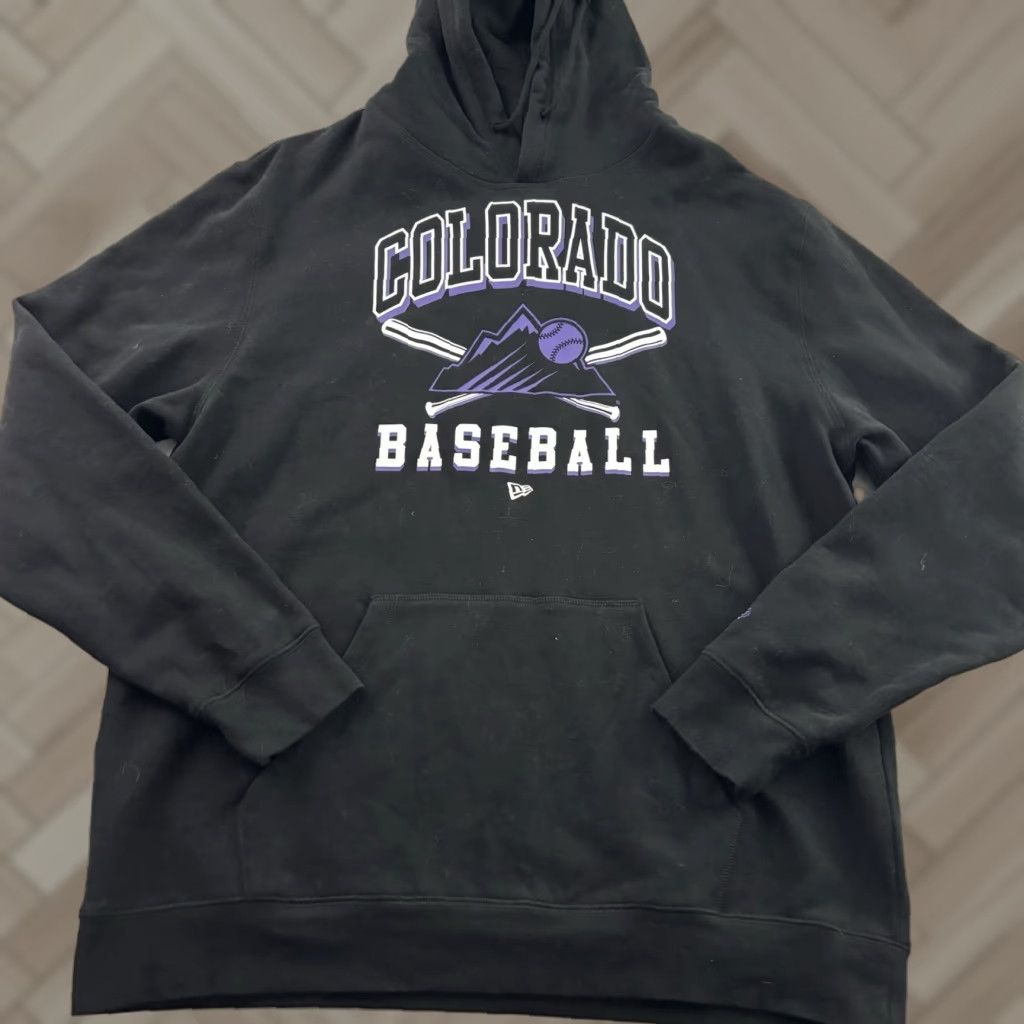 New Era New Era Colorado Rockies Pullover Hoodie Men XL Black Sweatshirt Size US XL / EU 56 / 4 - 1 Thumbnail
