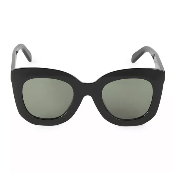 Celine CELINE 49MM Round Cat Eye Sunglasses Black Grailed