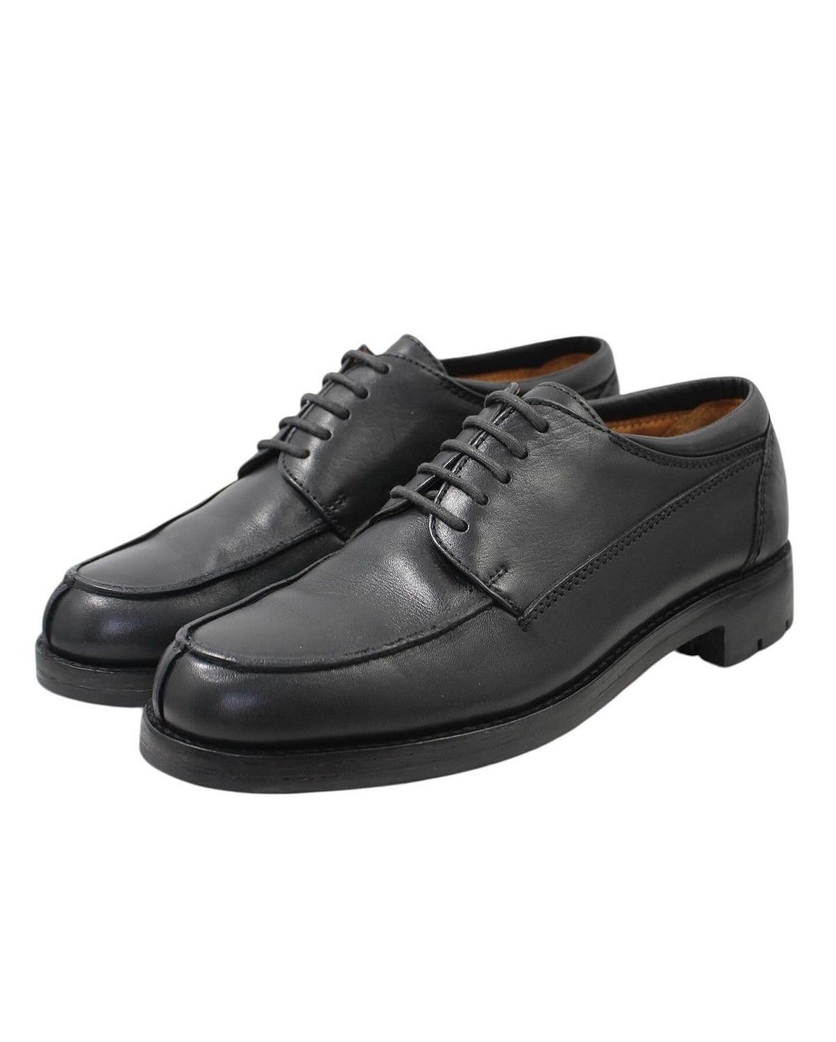 Cole Haan × Leather × Vintage 1998 COLE HAAN APRON TOE DERBY SHOES Size US 7 / EU 40 - 1 Thumbnail
