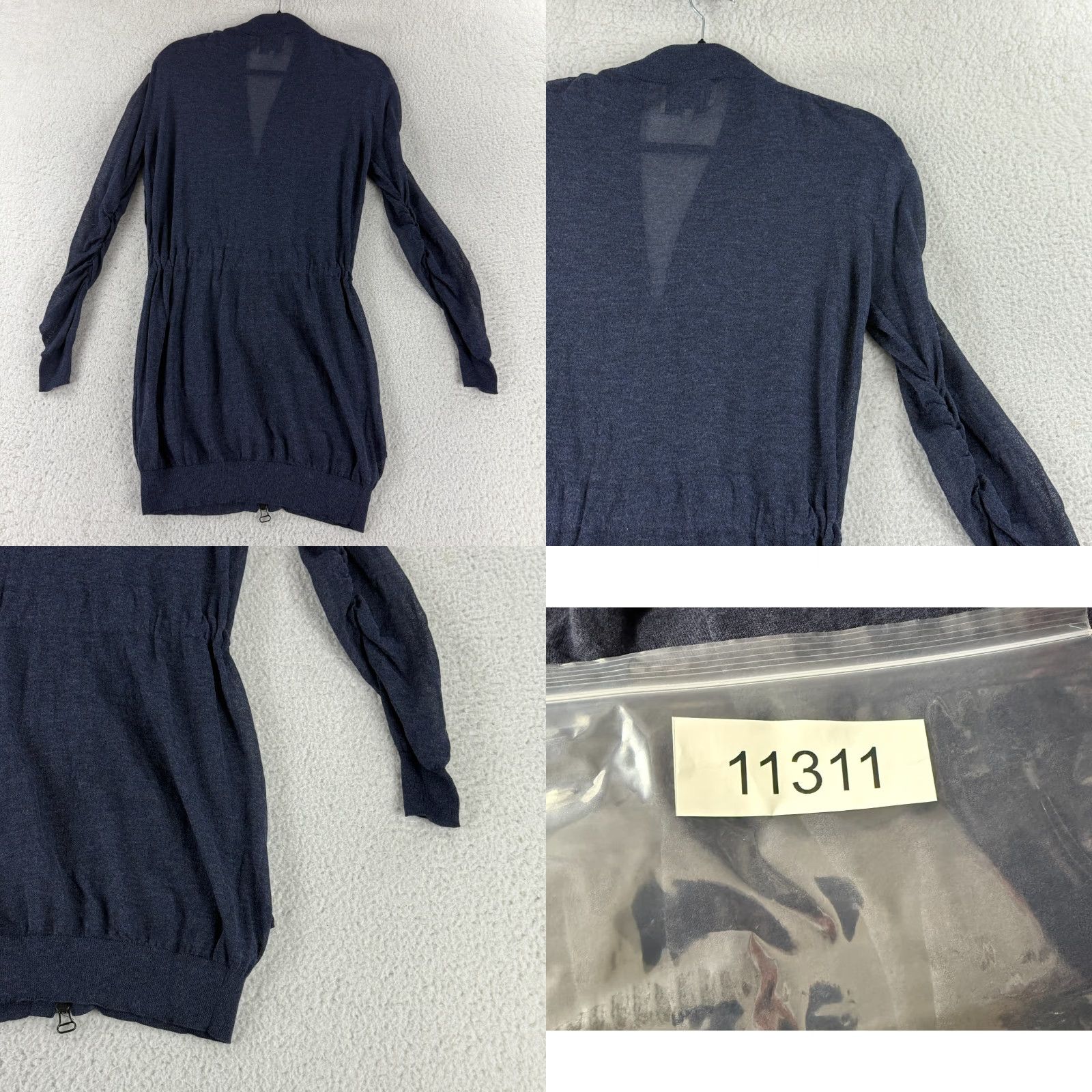 3.1 Phillip Lim **Phillip Lim Blue Belted Cardigan Sweater Womens Small Long Sleeve** User: Phillip Lim Blue Belted Cardigan Sweater Womens Small Long Sleeve Size S / US 4 / IT 40 - 8 Thumbnail