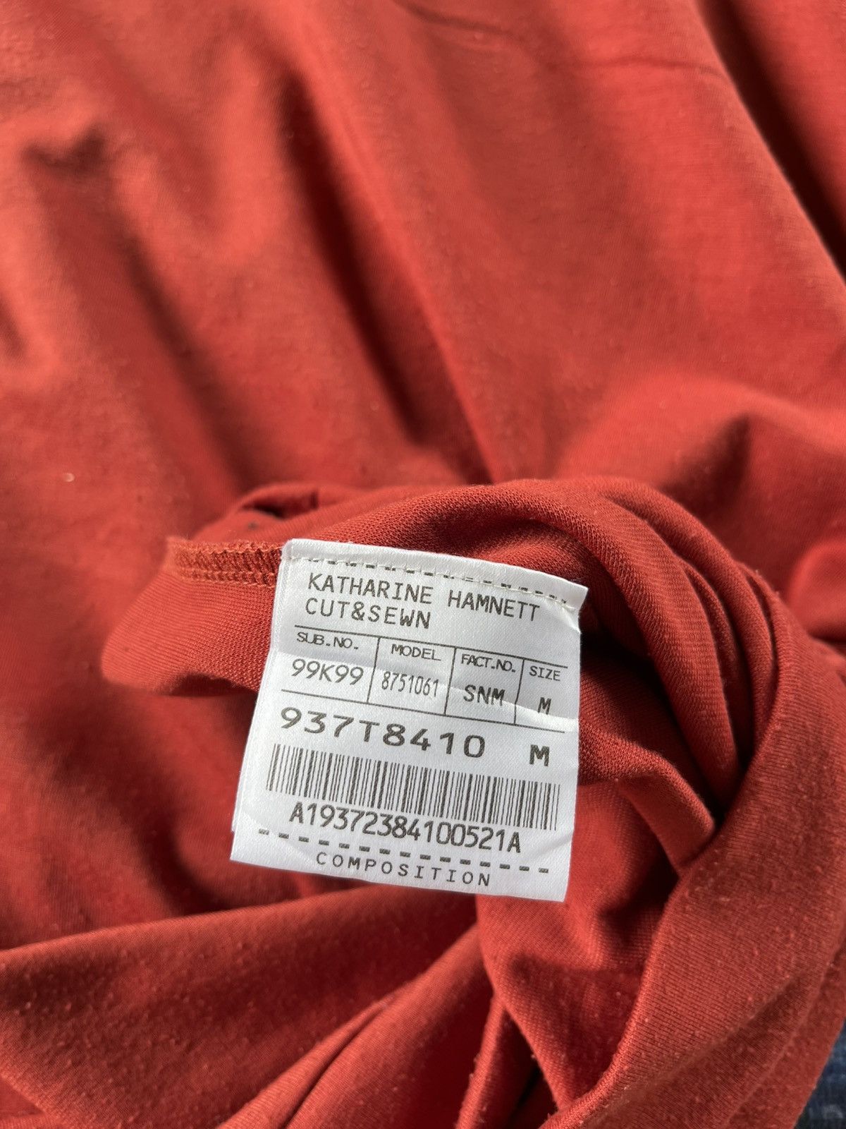 Designer × Katharine Hamnett London 🔥Katharine Hamnett Lab Cut & Sewn Boxy Hoodie Size US M / EU 48-50 / 2 - 4 Thumbnail