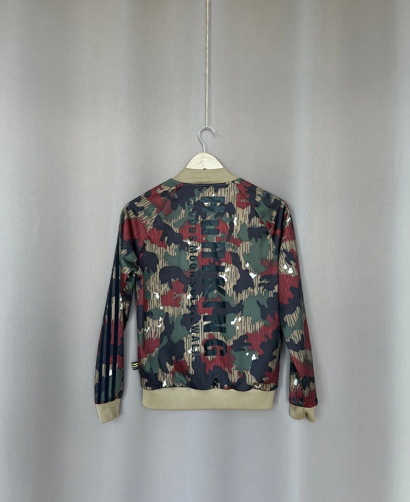 Adidas Adidas Pharrell Williams Track Jacket Camo Full Zip Mens S Size US S / EU 44-46 / 1 - 7 Thumbnail