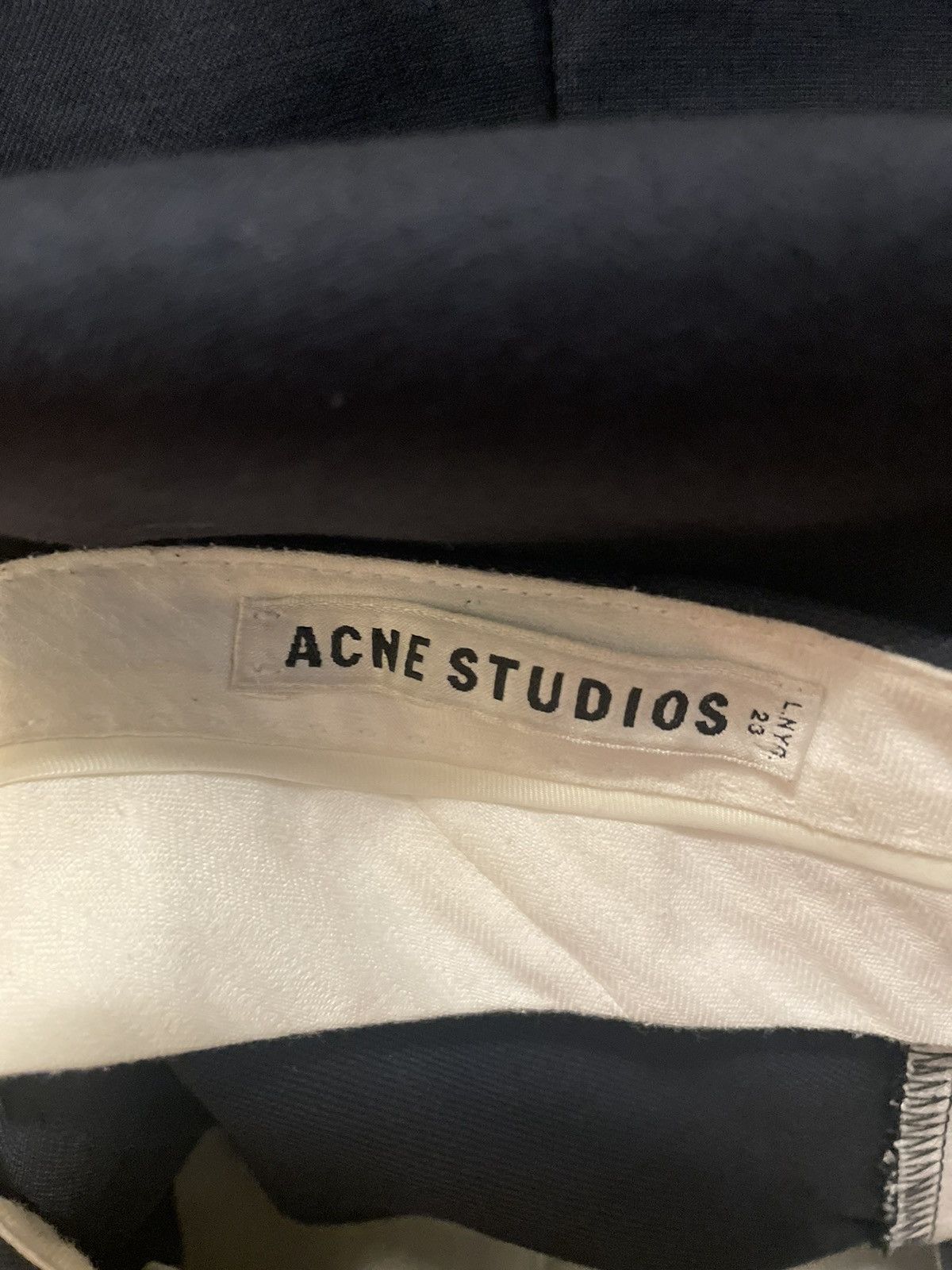 Acne Studios Acne Studios Navy Pants Size US 32 / EU 48 - 6 Thumbnail