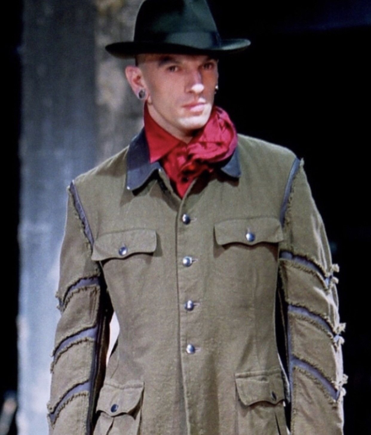 Yohji Yamamoto Yohji Yamamoto 03 aw Kangaroo Patchwork Hunting Jacket 2412- Size US M / EU 48-50 / 2 - 3 Thumbnail