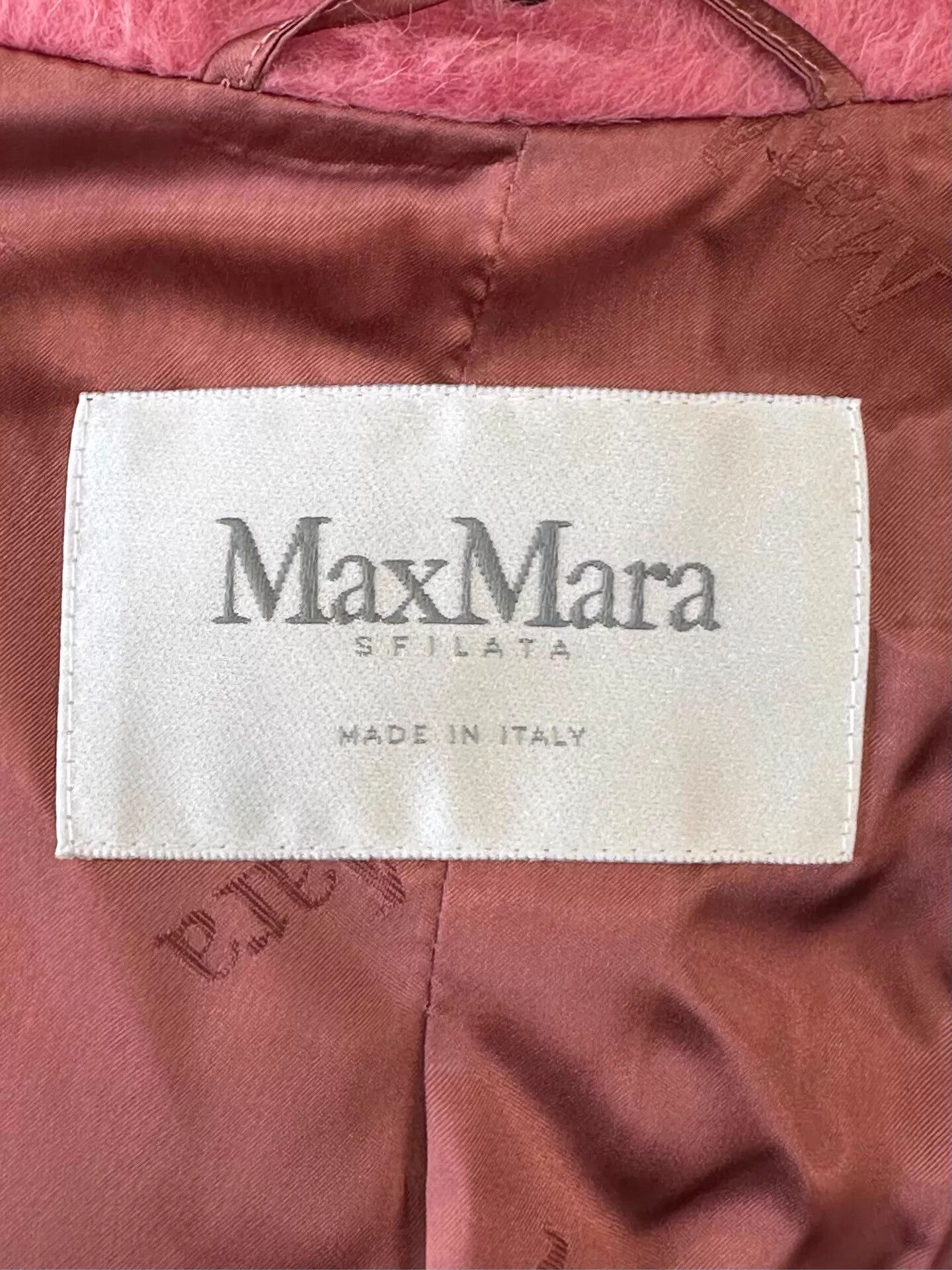 Max Mara MaxMara Women's Magenta Alpaca Coat S Dilraba Size S / US 4 / IT 40 - 6 Thumbnail