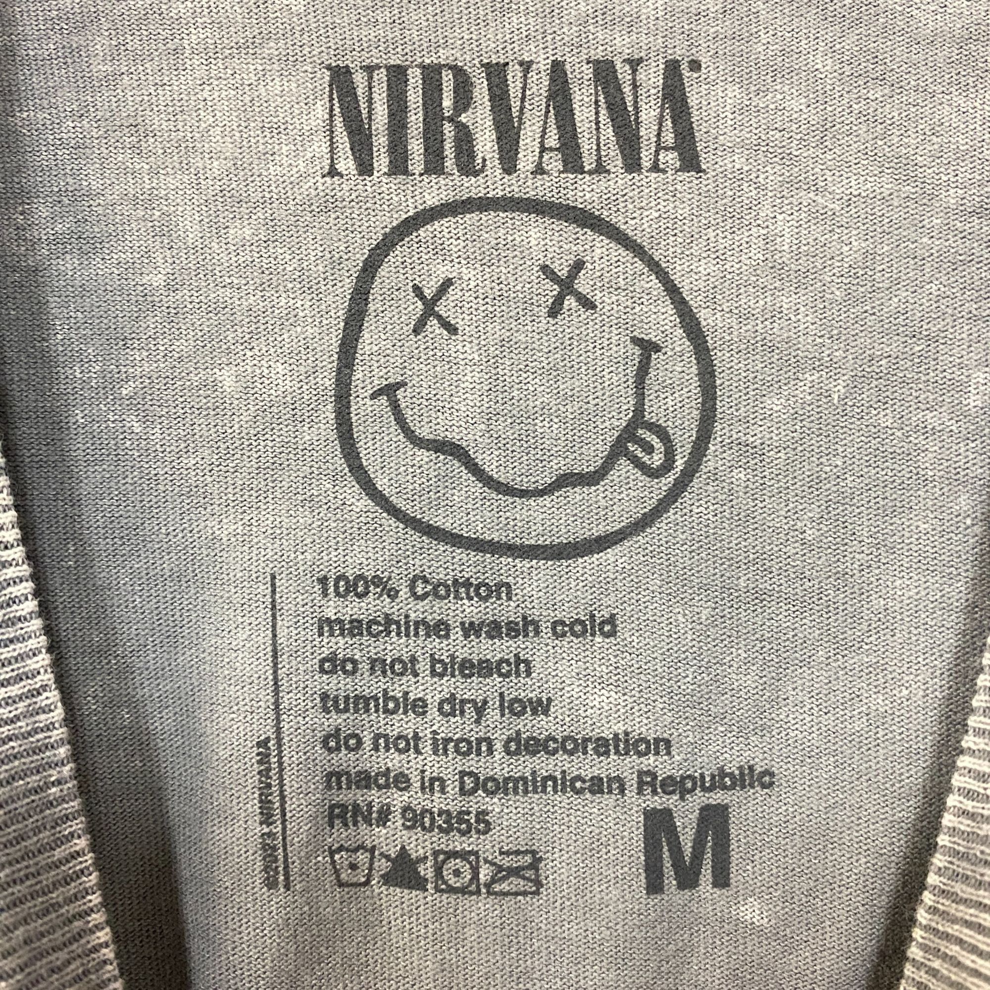 Nirvana Nirvana Nevermind Dead Smiley Graphic Grunge Band T-Shirt Me Size US M / EU 48-50 / 2 - 4 Thumbnail