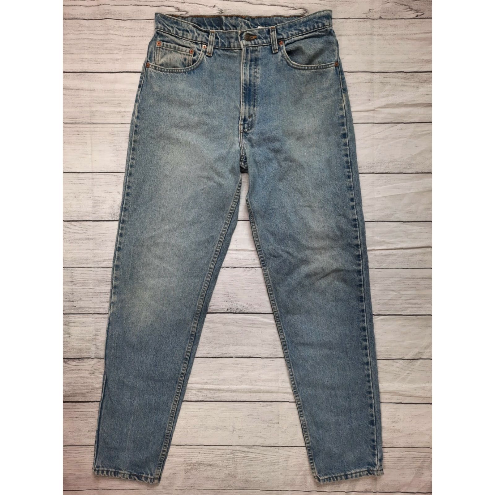 Levi's VINTAGE Levi's 550 Jeans - 34x34 - Relaxed Tapered Leg - Blue Denim - USA Made - Mens Jeans Size US 32 / EU 48 - 5 Thumbnail