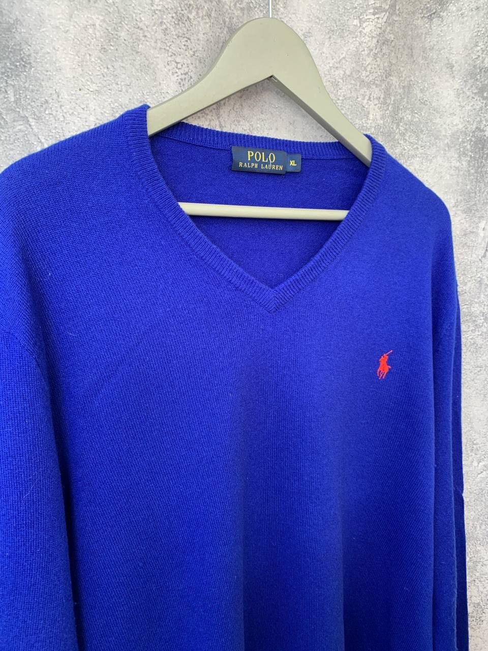 Polo Ralph Lauren × Ralph Lauren Polo Ralph Lauren V-Neck Wool Sweater Jumper Pullover Size US XL / EU 56 / 4 - 3 Thumbnail