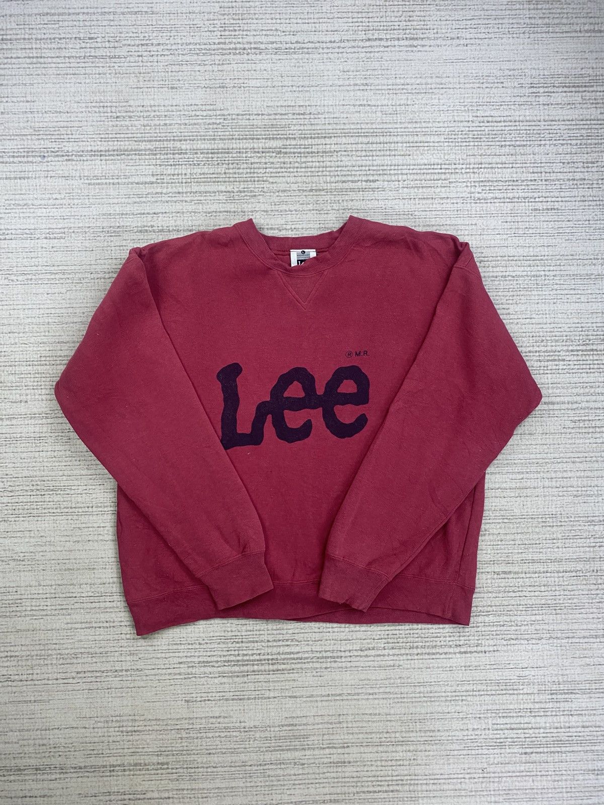 Japanese Brand × Lee Vintage 90s LEE Big Spellout Longsleeve Sweatshirt Size US M / EU 48-50 / 2 - 5 Thumbnail