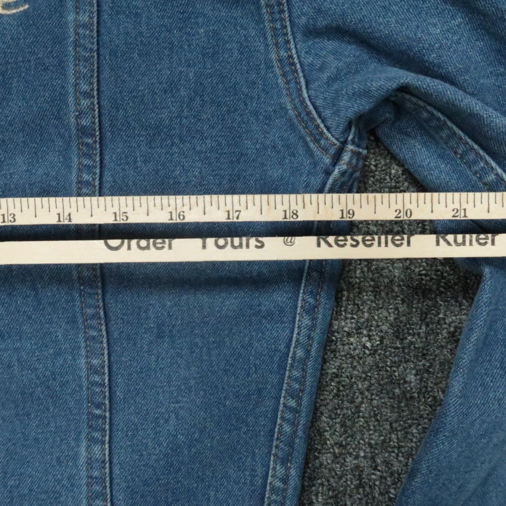 Vintage Schaefer Outfitter Jacket Mens Extra Small Blue Denim Winter Spring Fall Casual Workwear Button Pockets Western SF581 - XS Size US XS / EU 42 / 0 - 6 Thumbnail