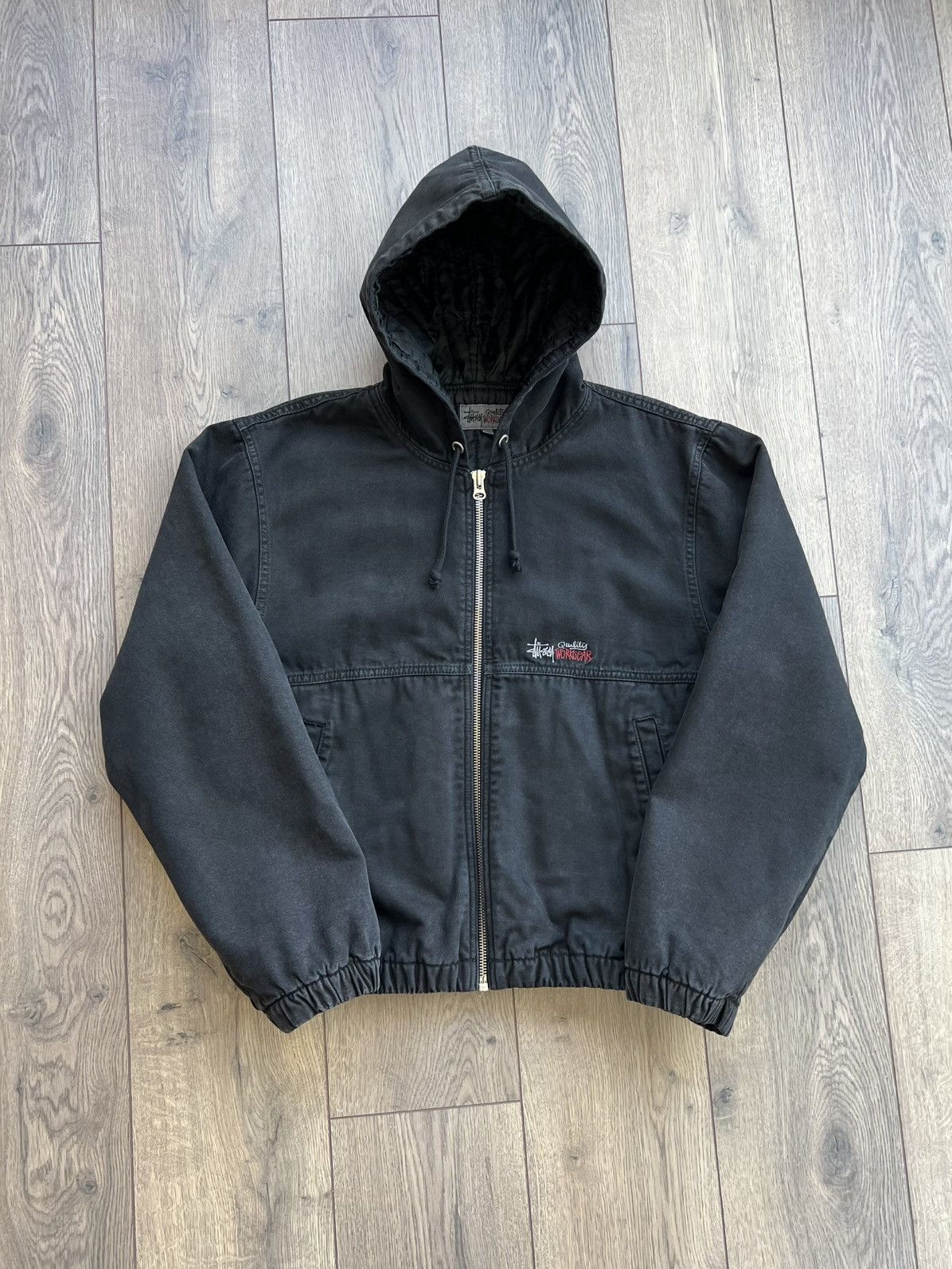 Stussy Work jacket contrast stitch | Grailed