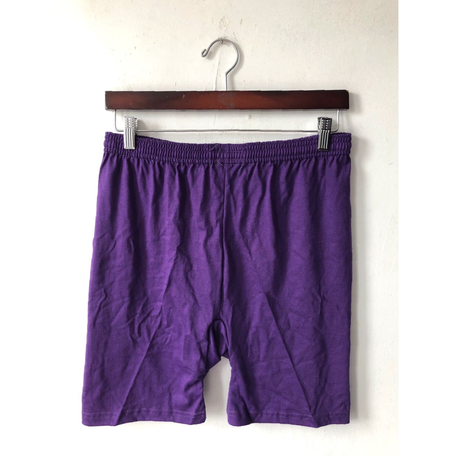 Russell Athletic VINTAGE Russell Athletic Mens Shorts Neatly Deadstock 90s NWOT Purple Drawstring 15” waist 3.5” inseam Size US 33 - 3 Thumbnail